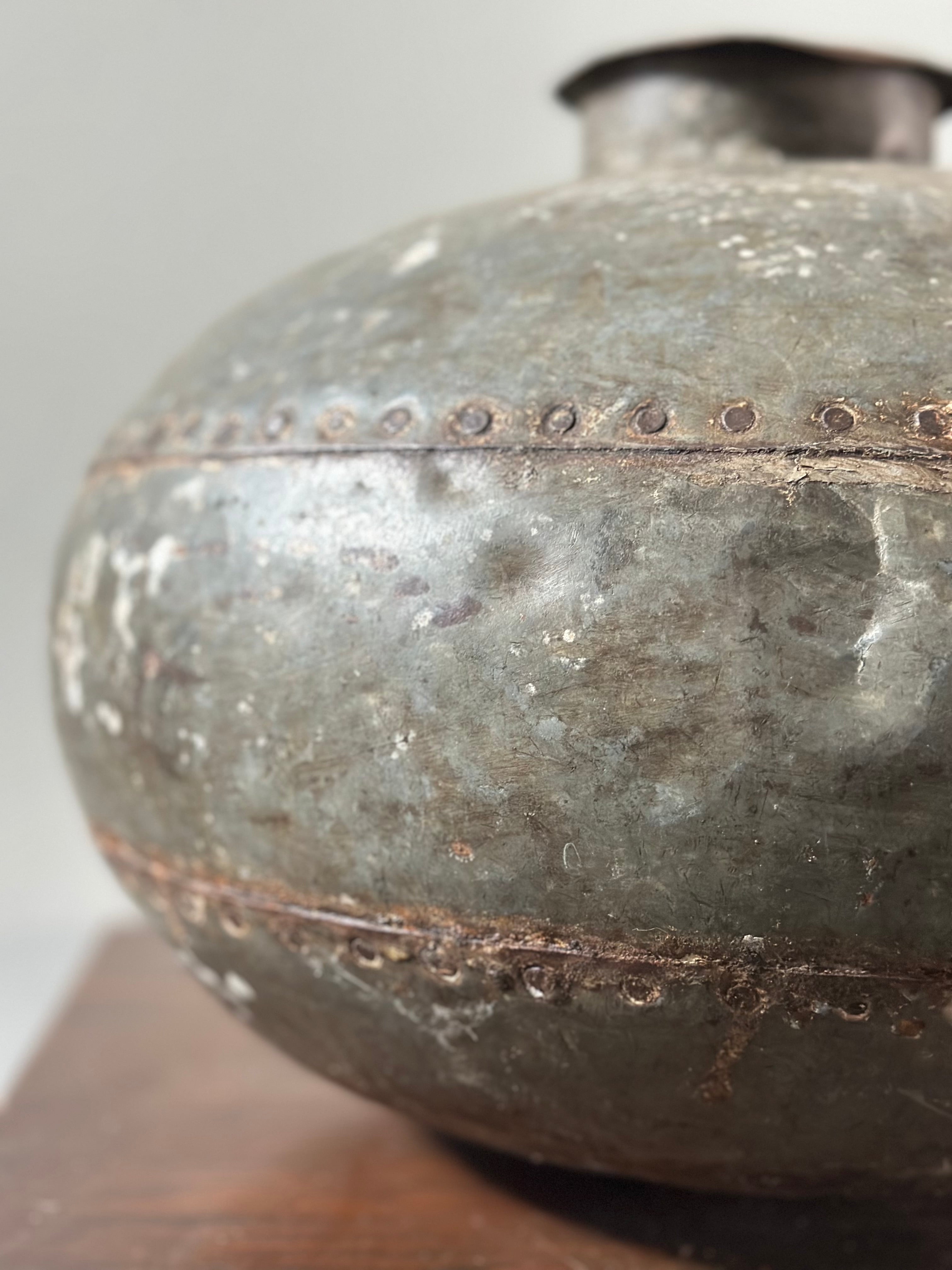 Antique Metal Water Pot