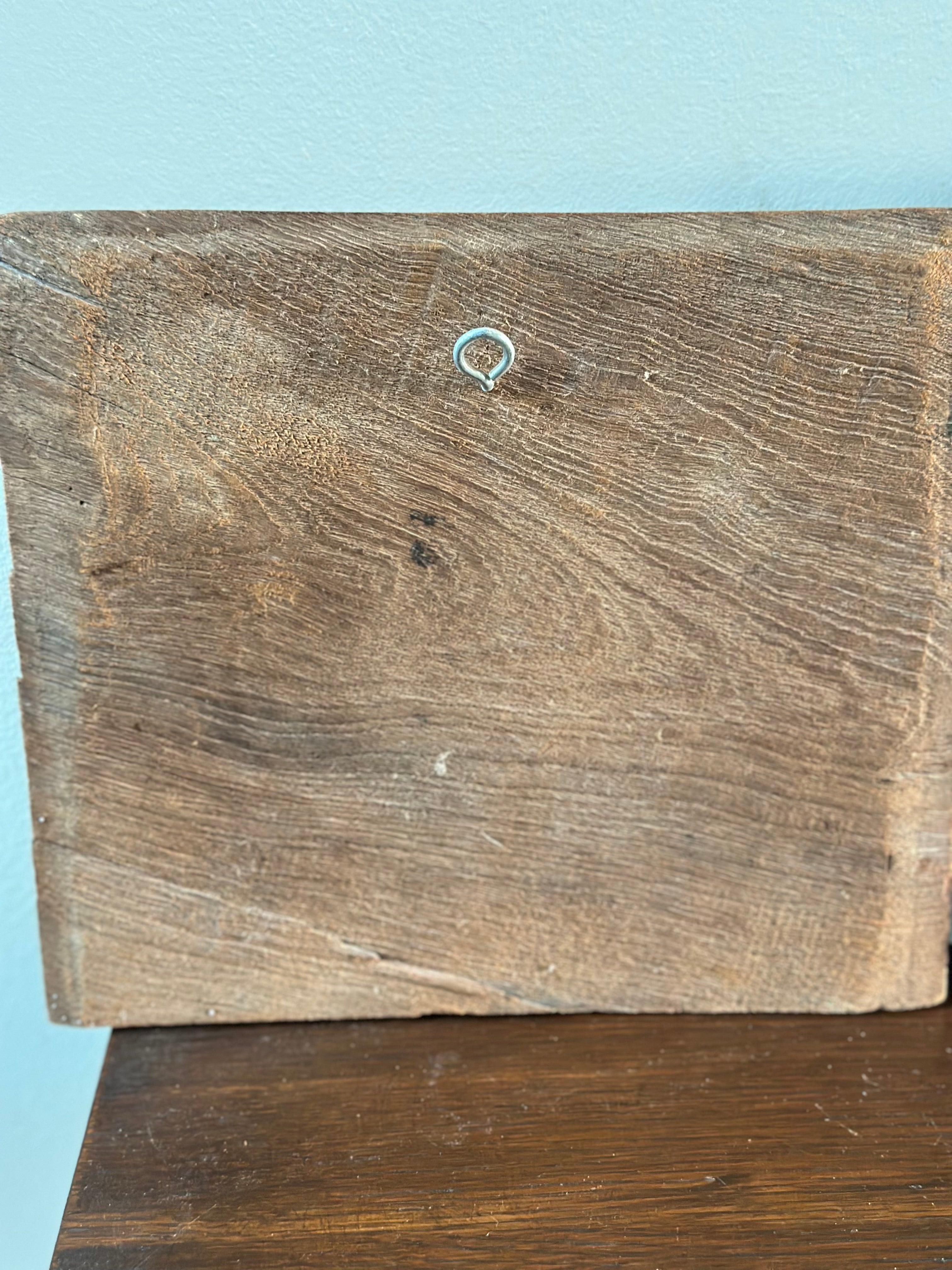 Two Hand Carved Wood Hangings