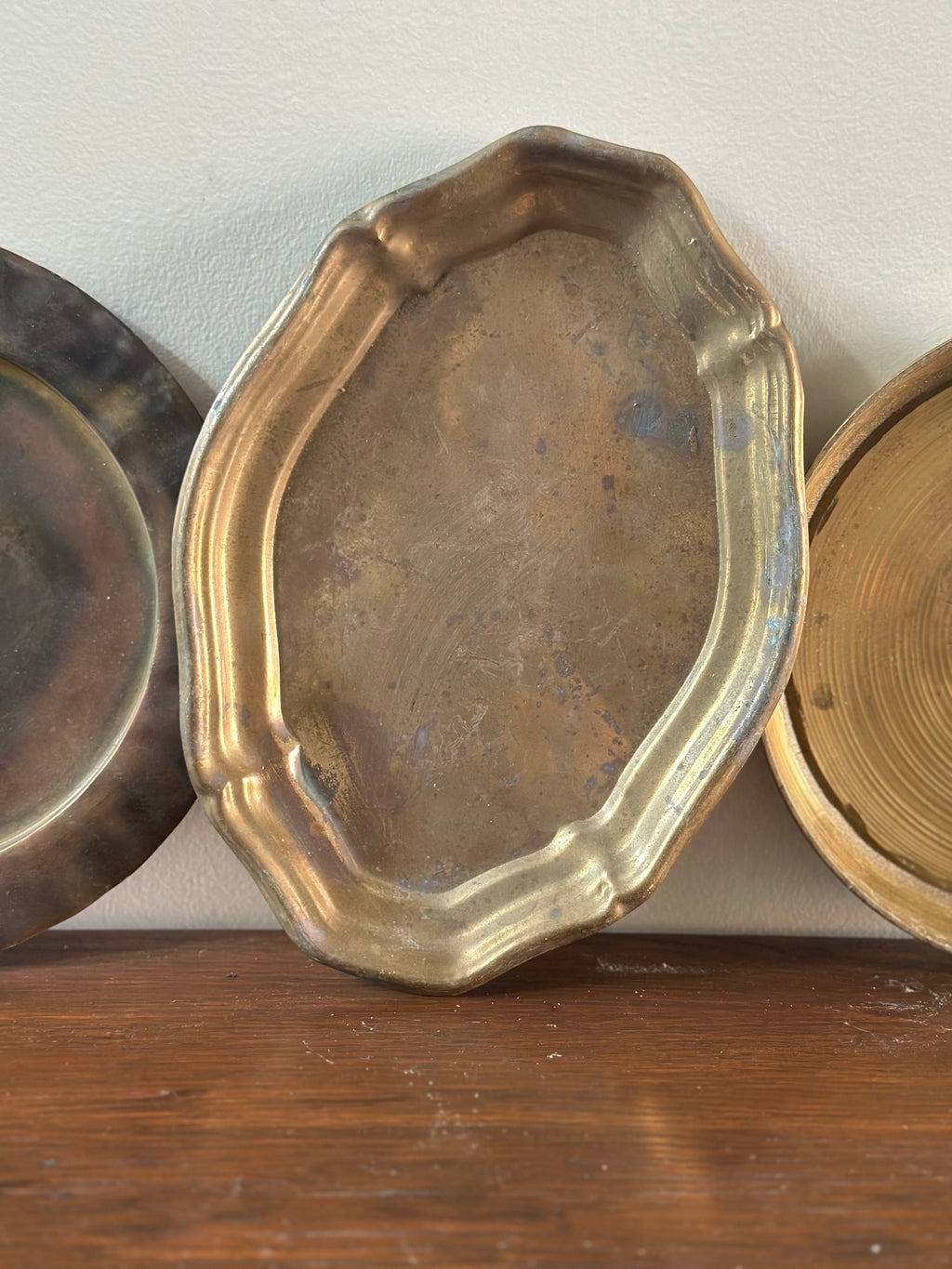 Trio of Brass Plates