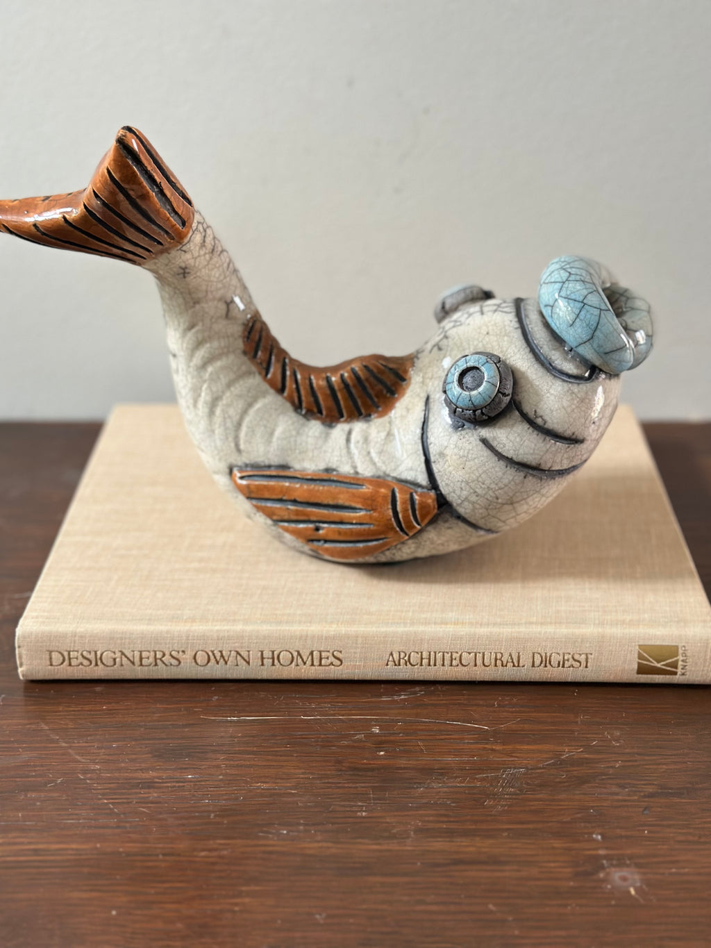 Handmade Raku Fish