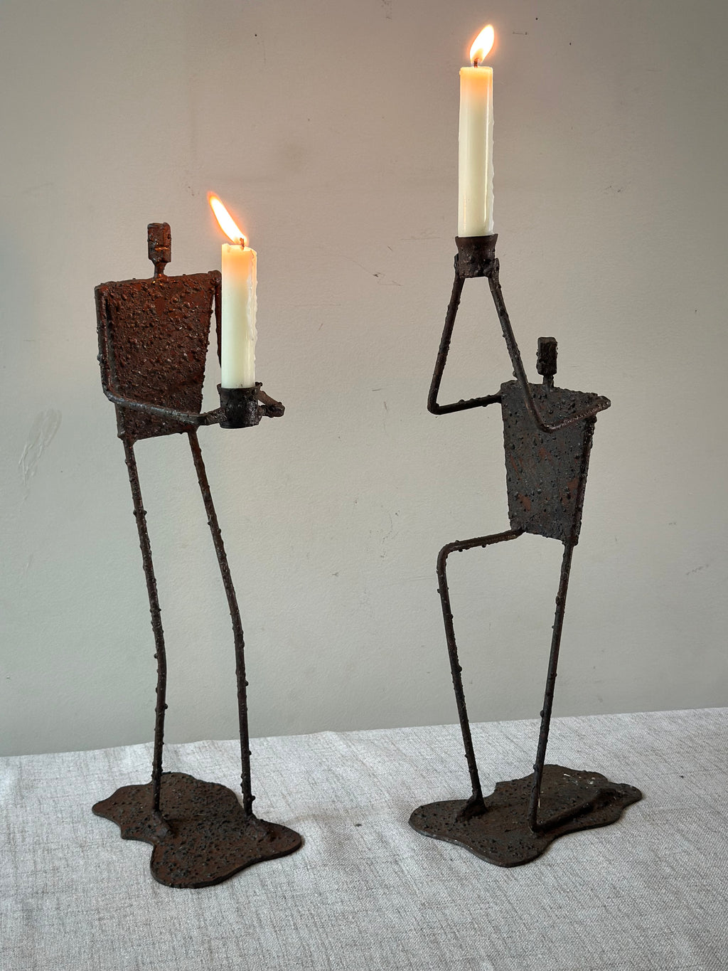 Vintage Brutalist Candlestick (Standing)