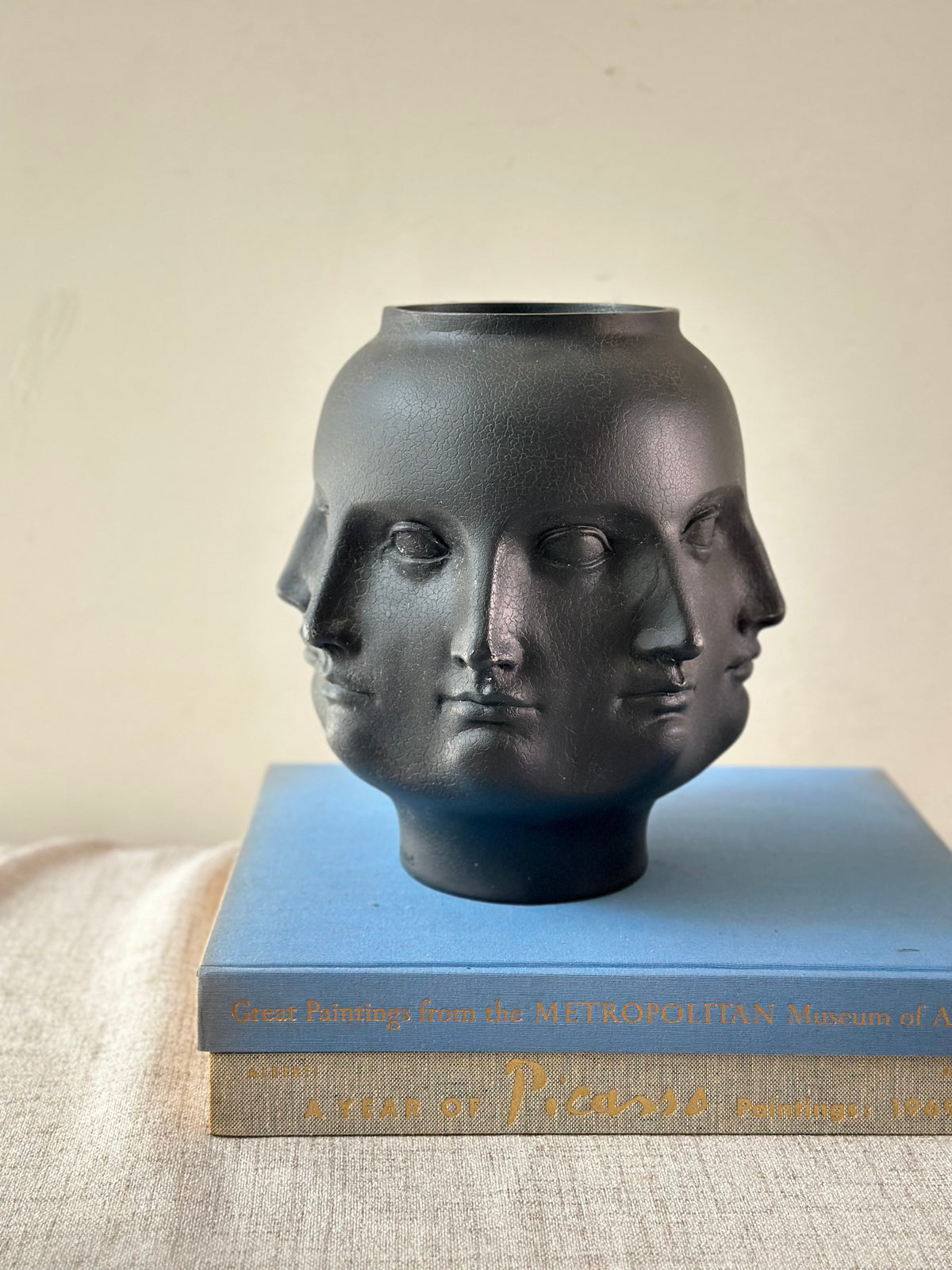 Vintage TMS Perpetual Face Vase