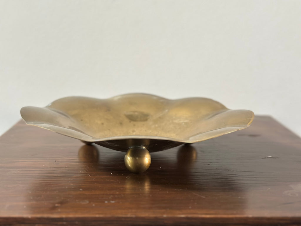 Art Deco Brass Bowl