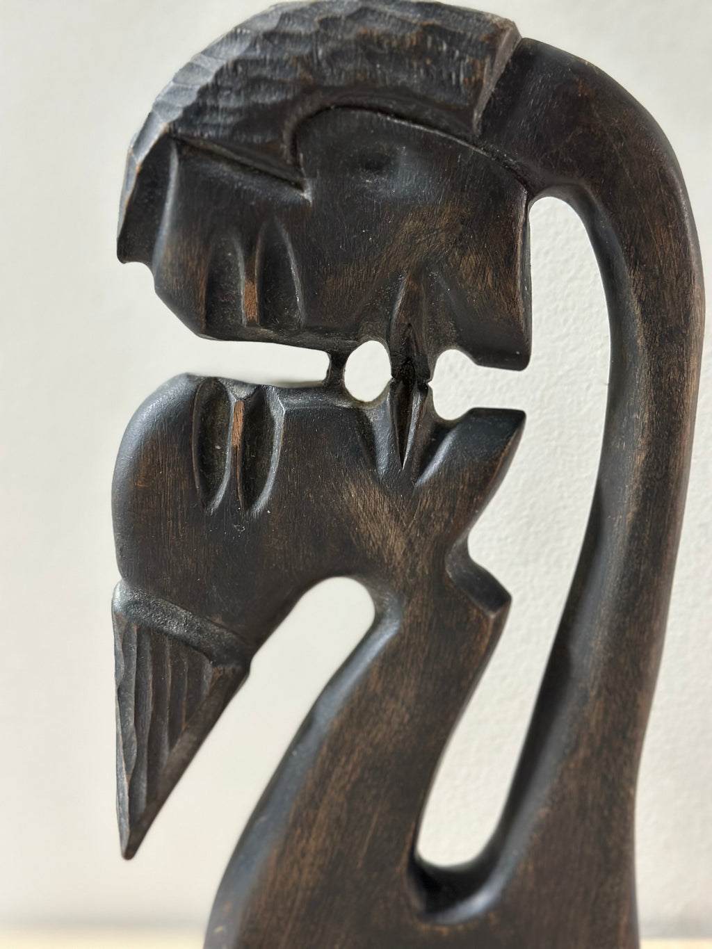 Hand Carved African Kissing Statue