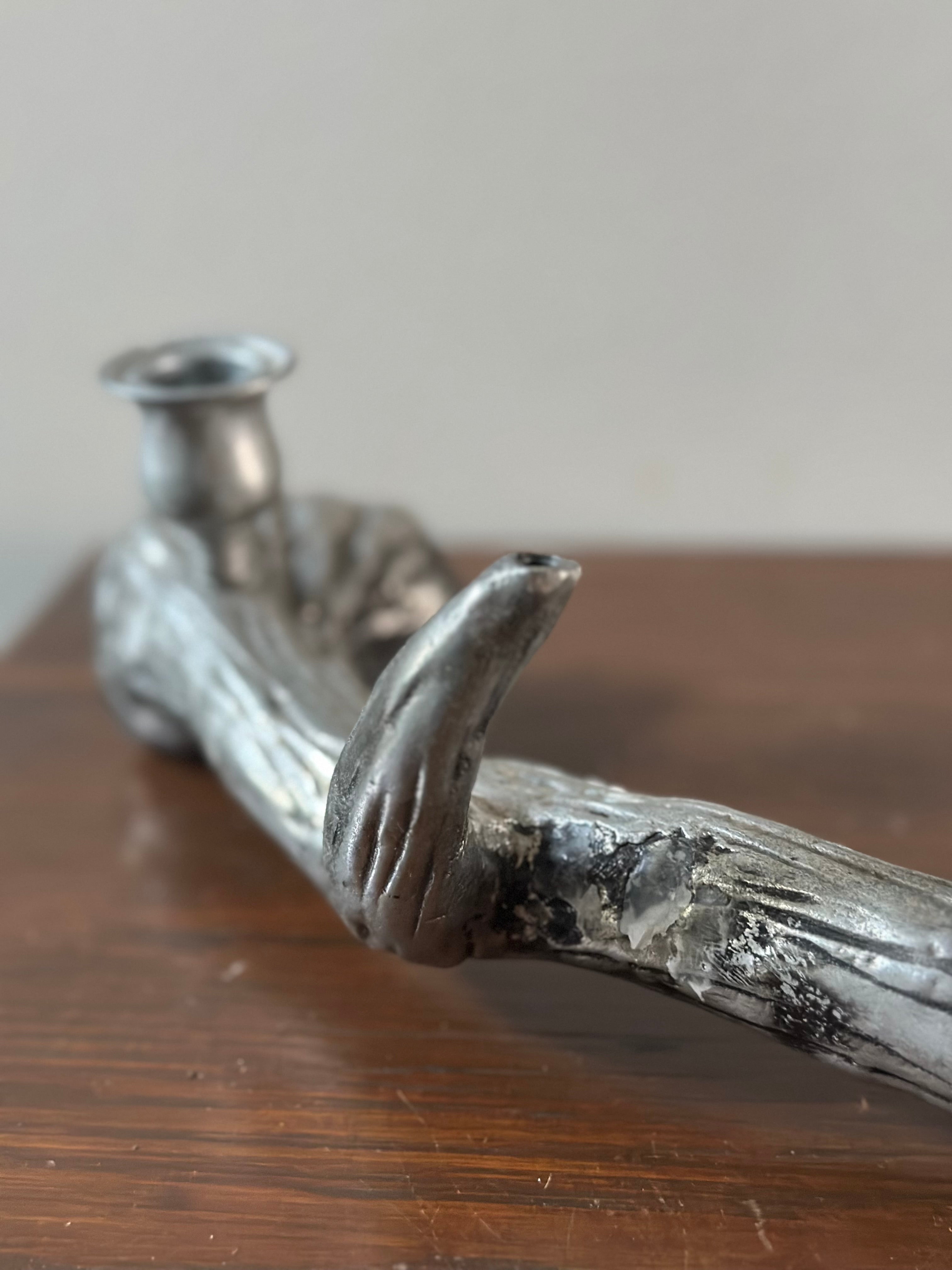 Stag Horn Antler Taper Holder