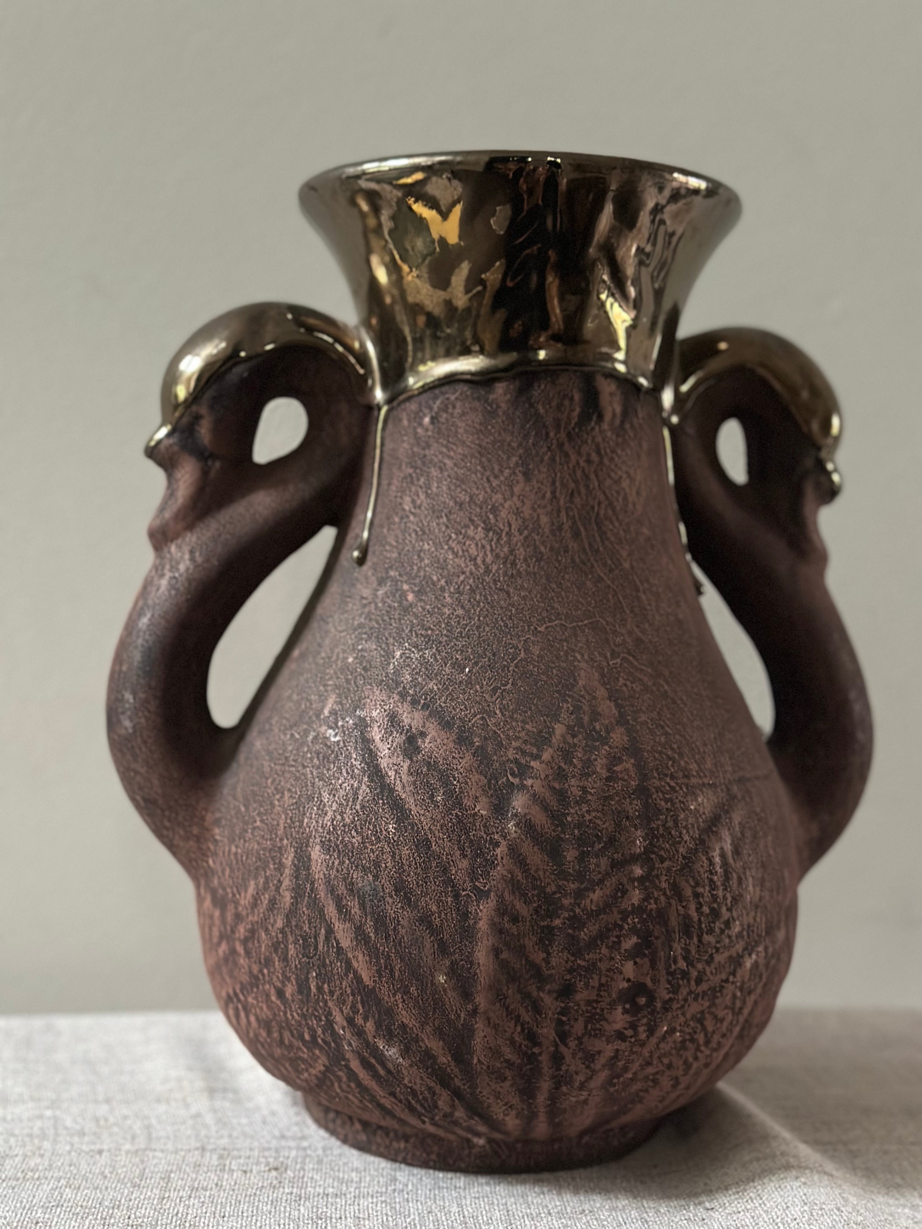 Vintage Mexican Pottery Vase
