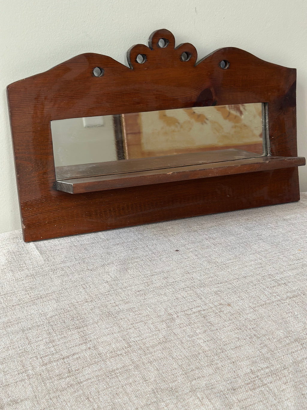 Vintage Scalloped Vanity Shelf