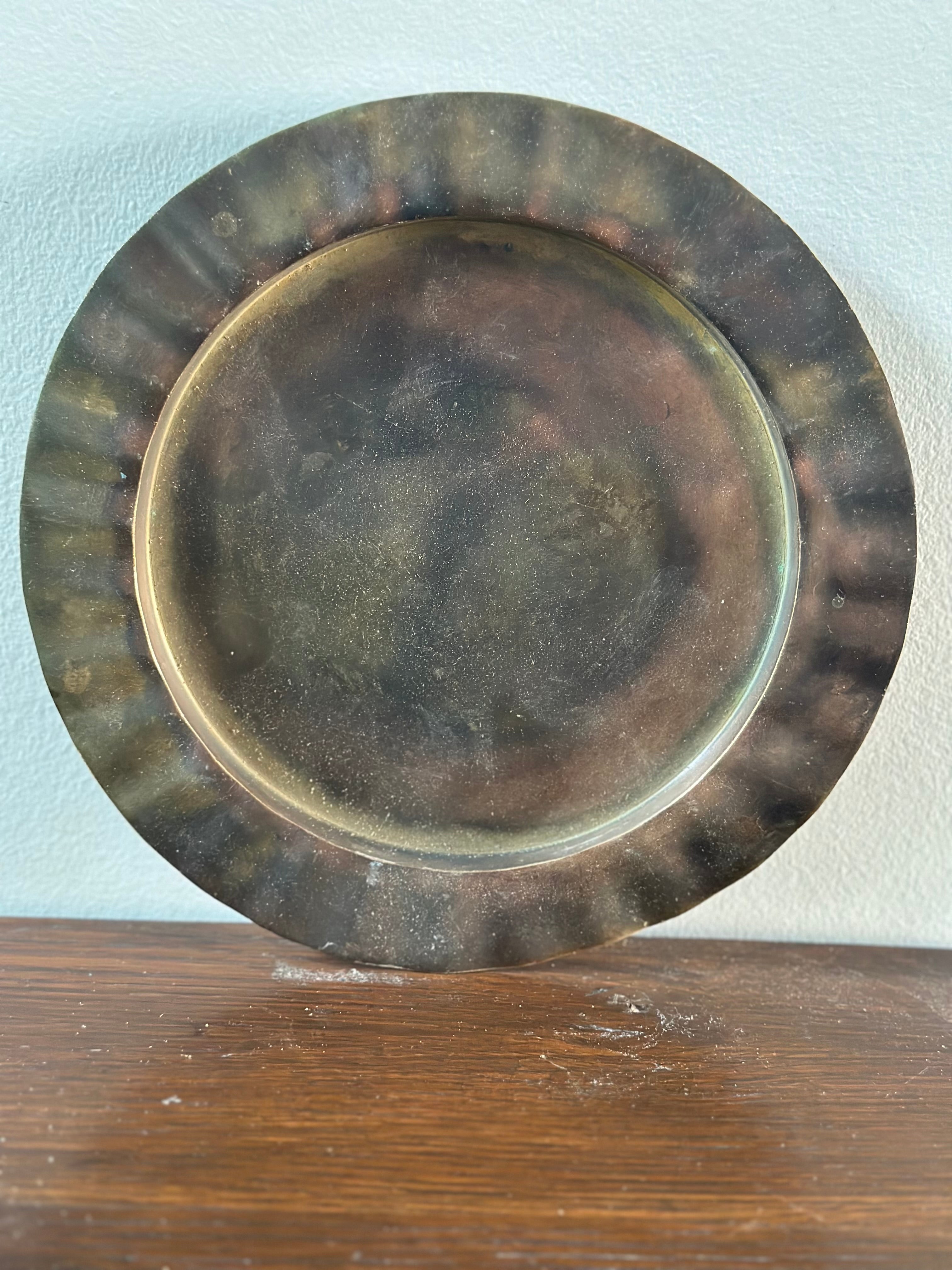 Trio of Brass Plates