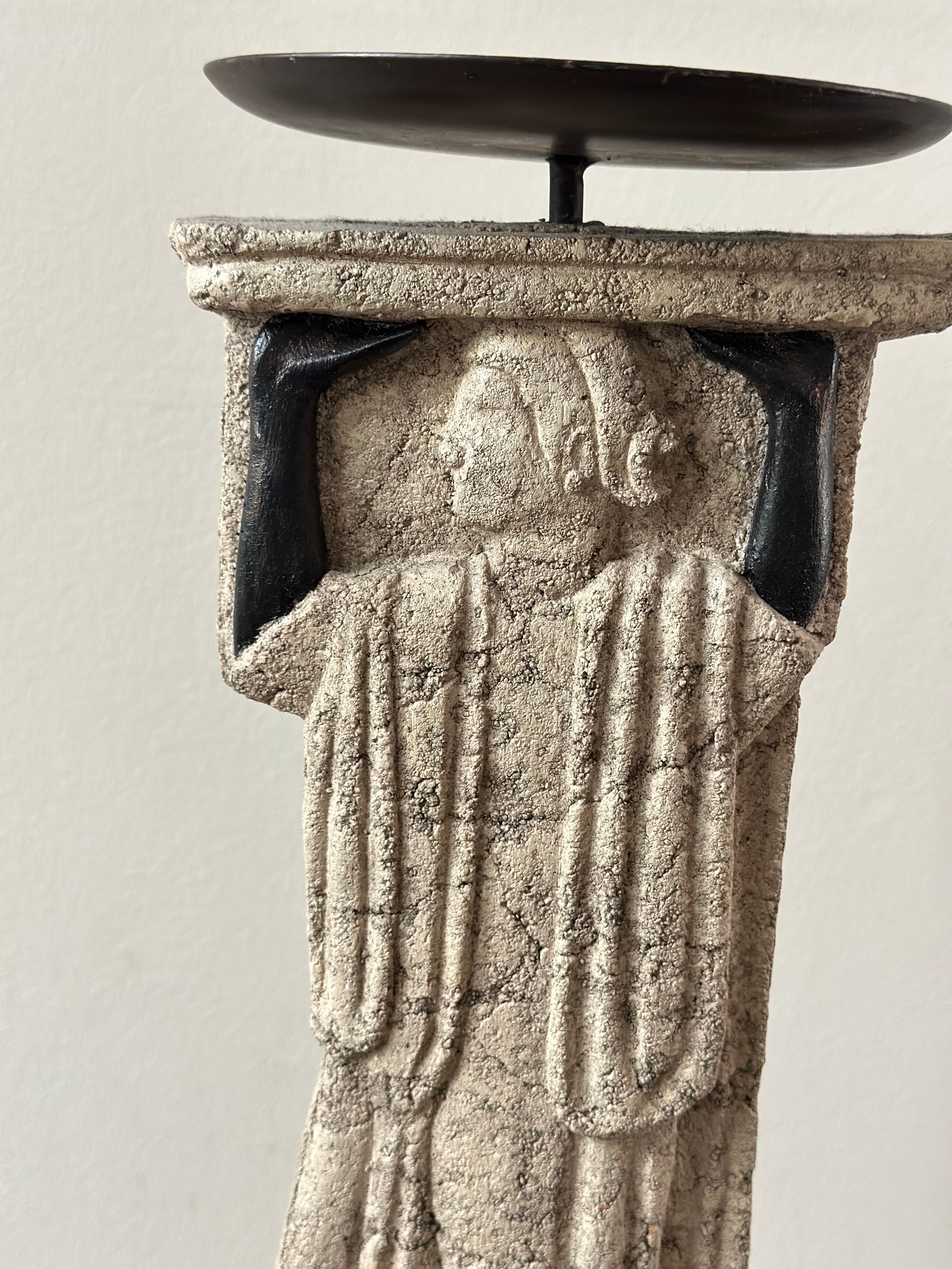 Vintage Grecian Style Pillar Holder