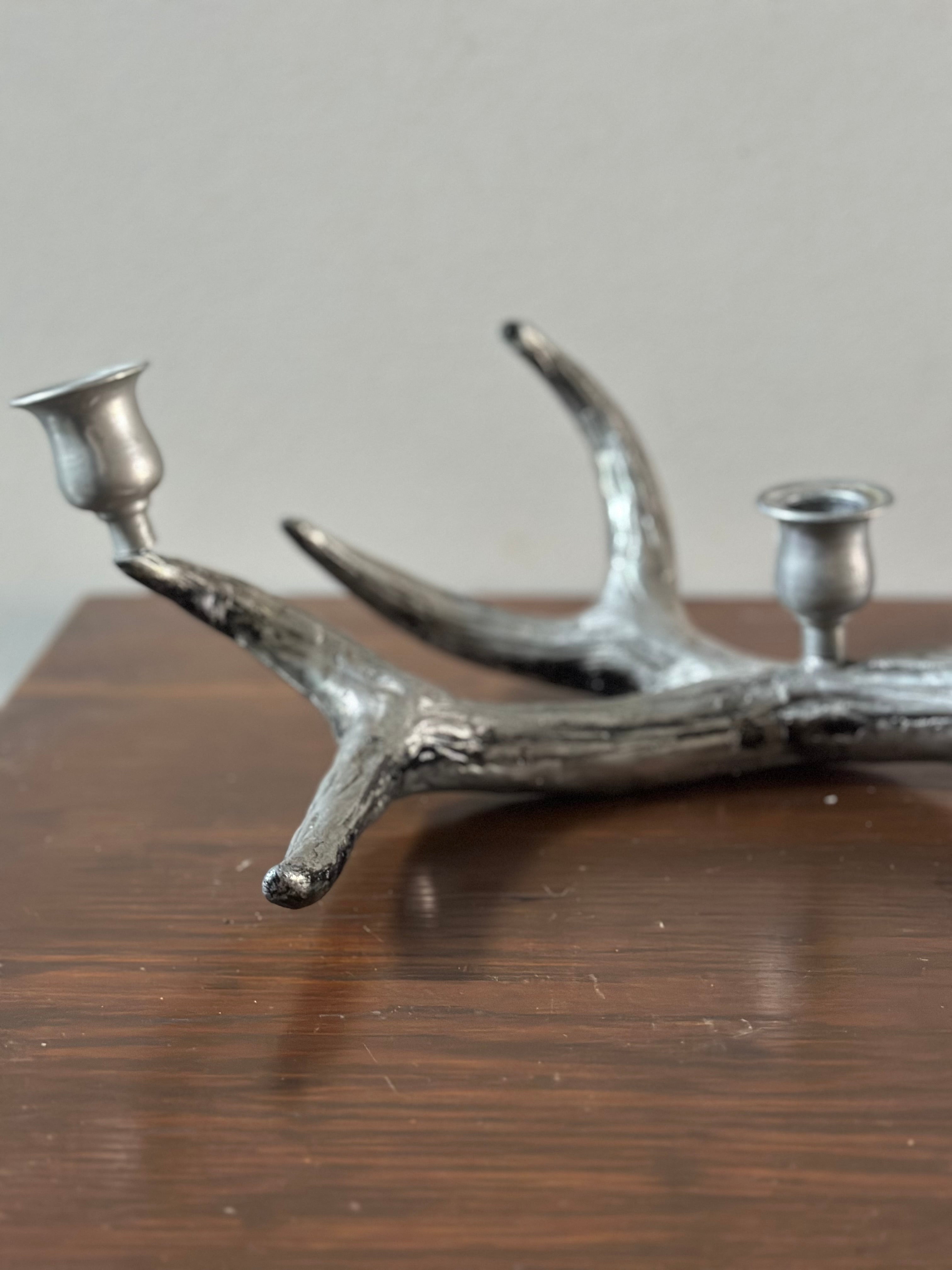 Stag Horn Antler Taper Holder