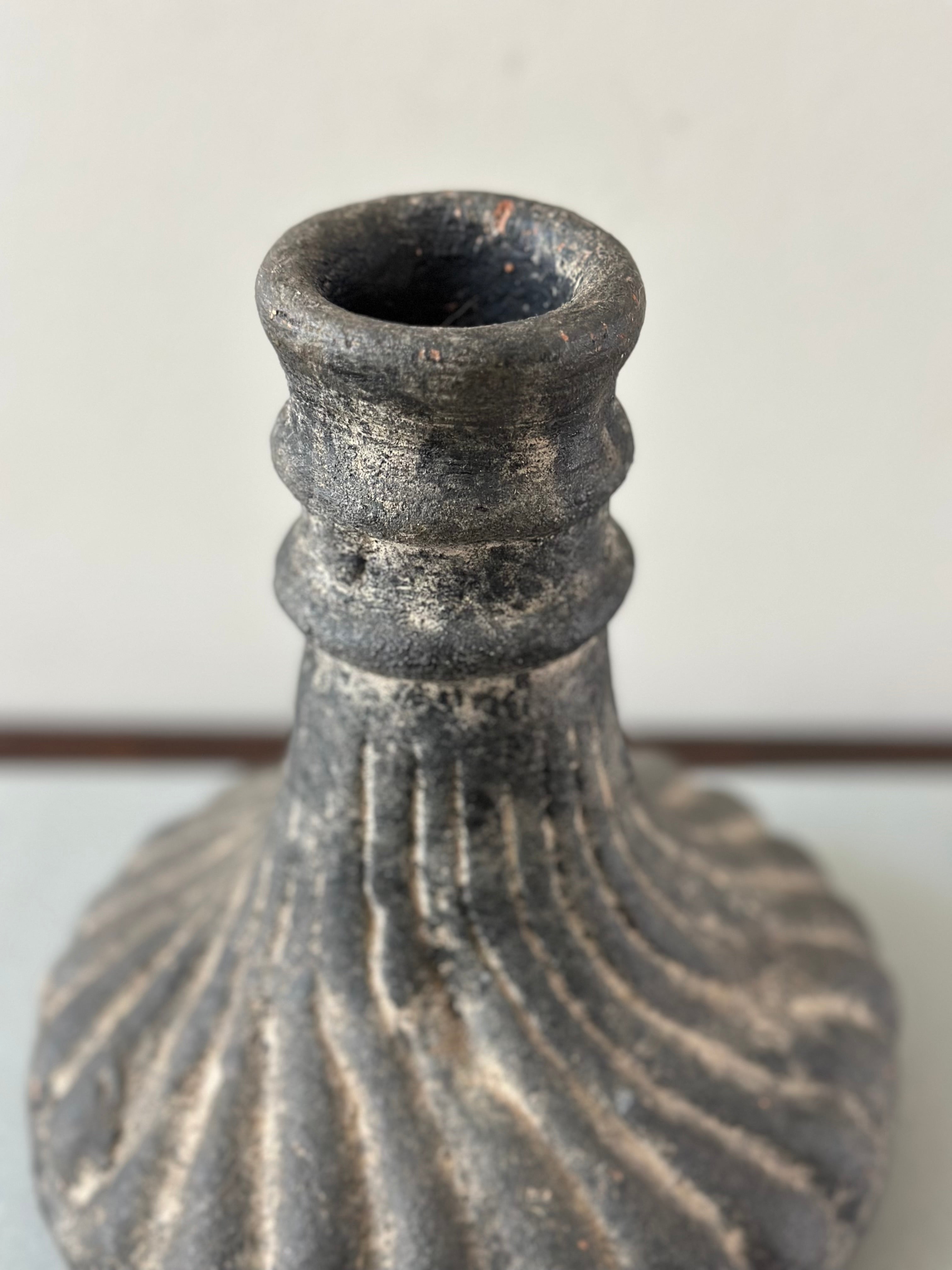 Primitive Style Clay Vase