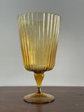 Hand Blown Amber Vase