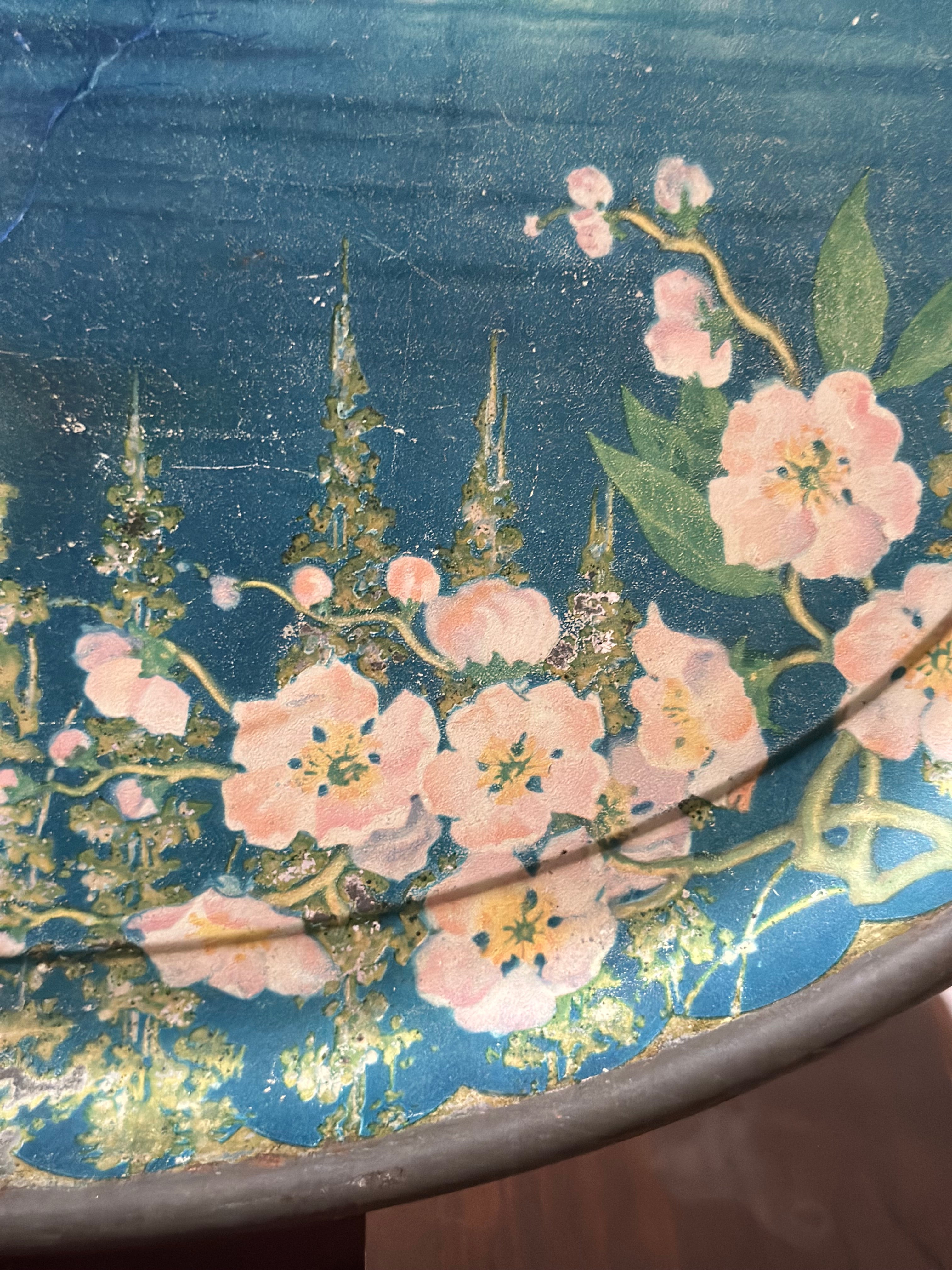 Antique Hand Painted Tray