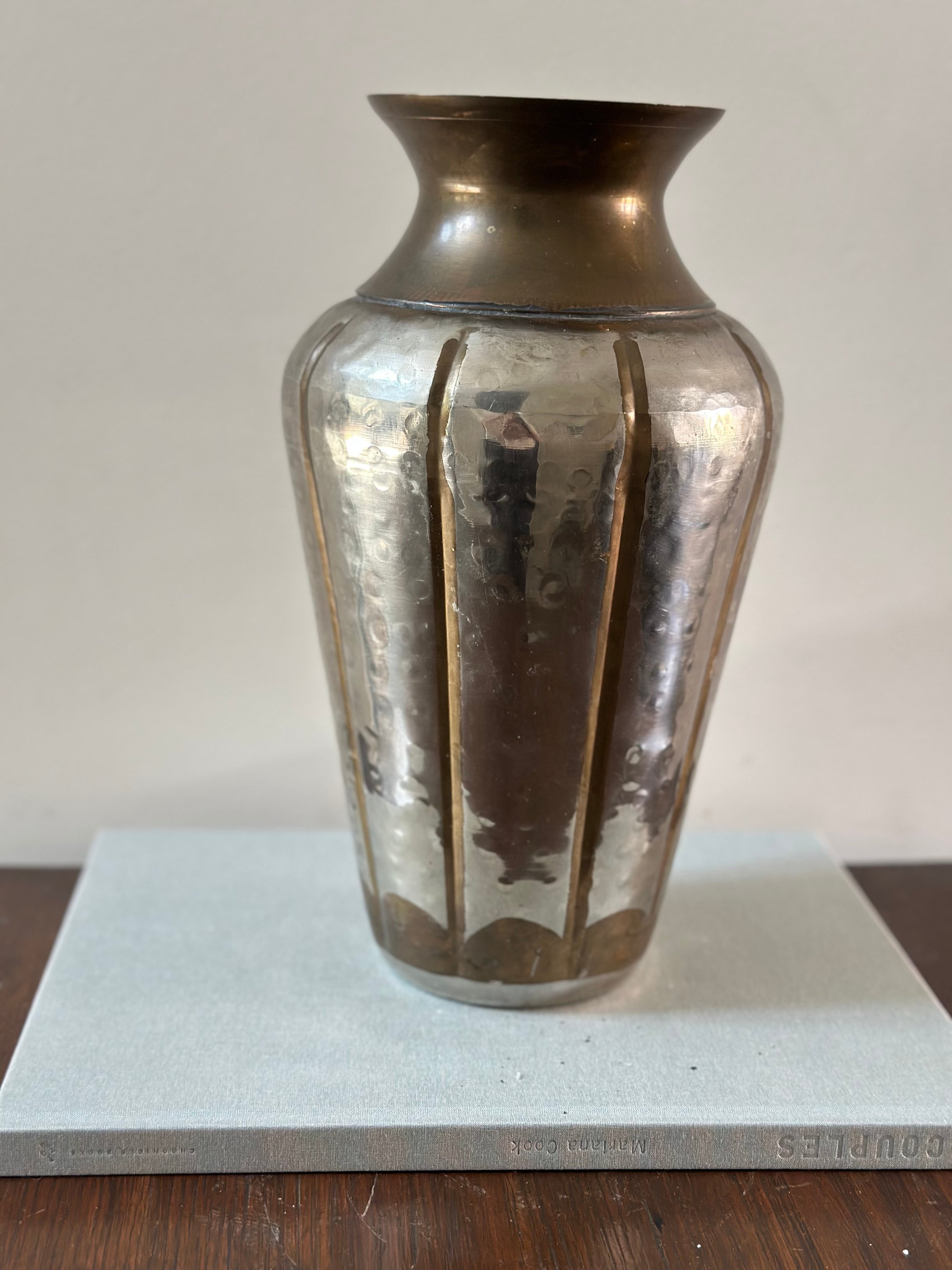 Mixed Metal Vase