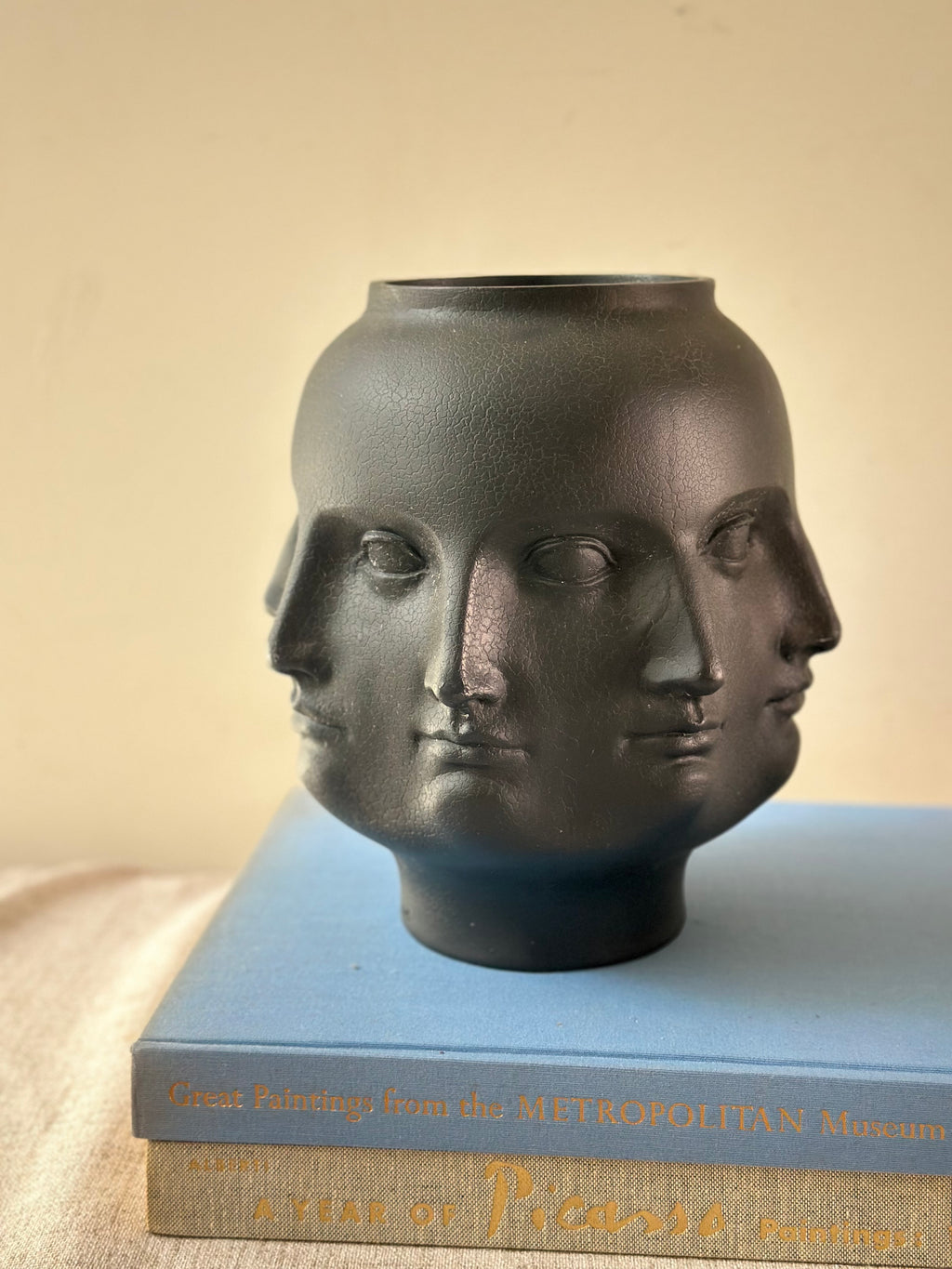Vintage TMS Perpetual Face Vase