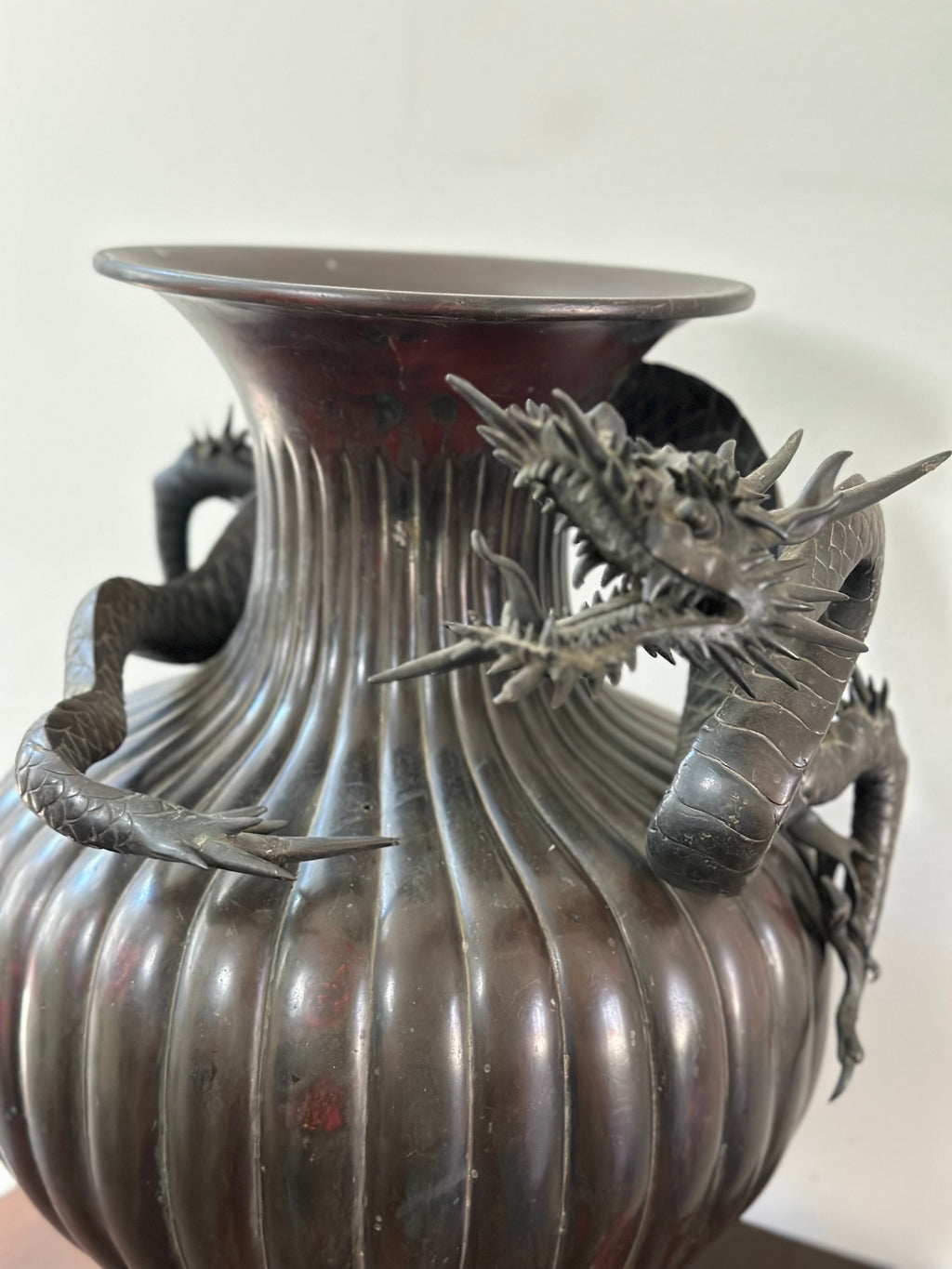 Antique Japanese Bronze Vase