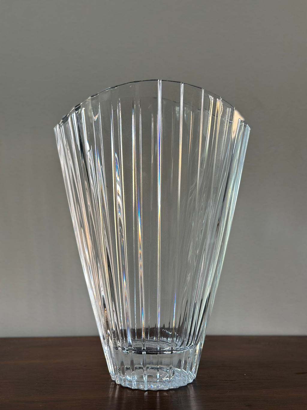 Crystal Fan Vase