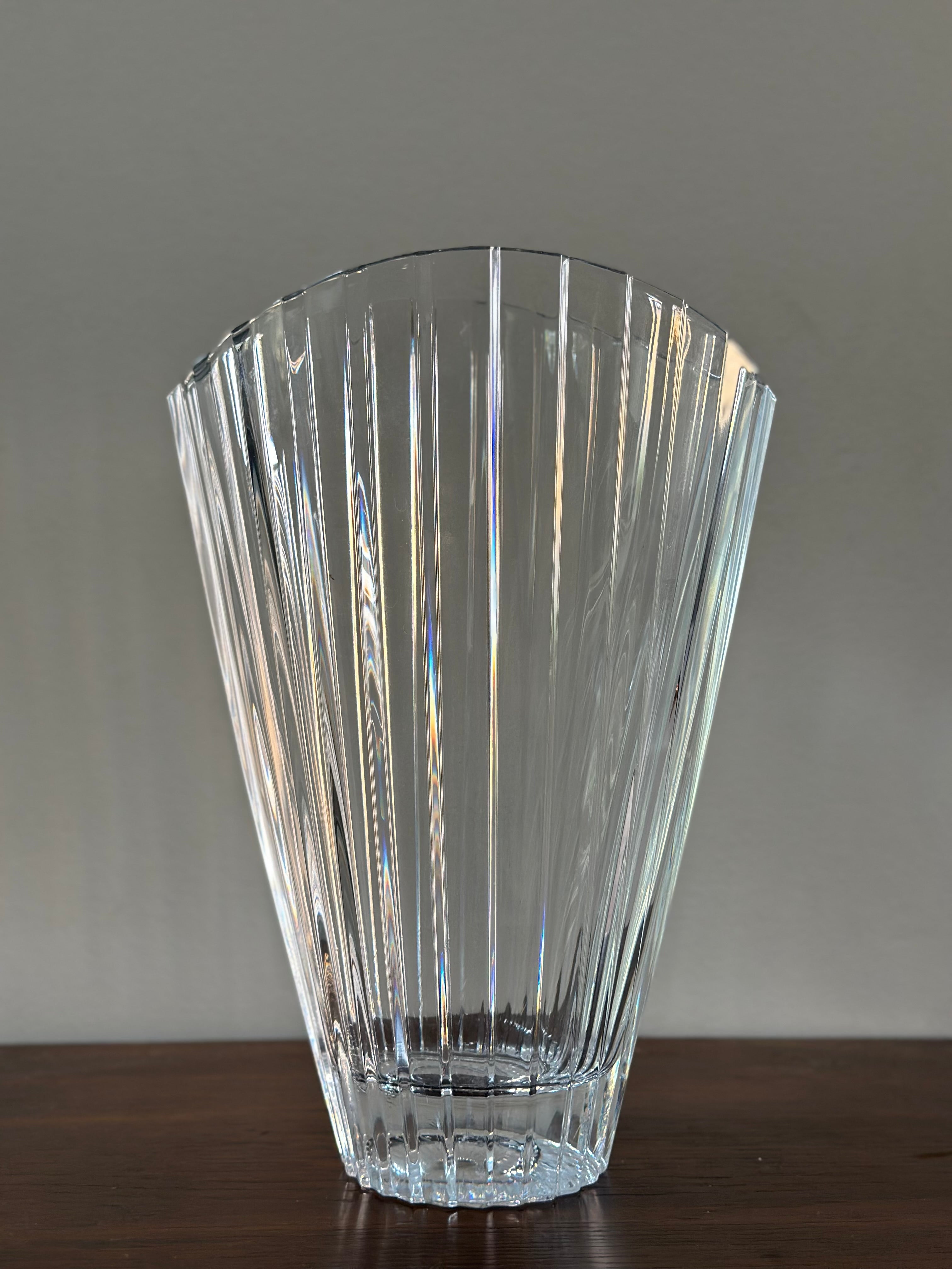 Crystal Fan Vase