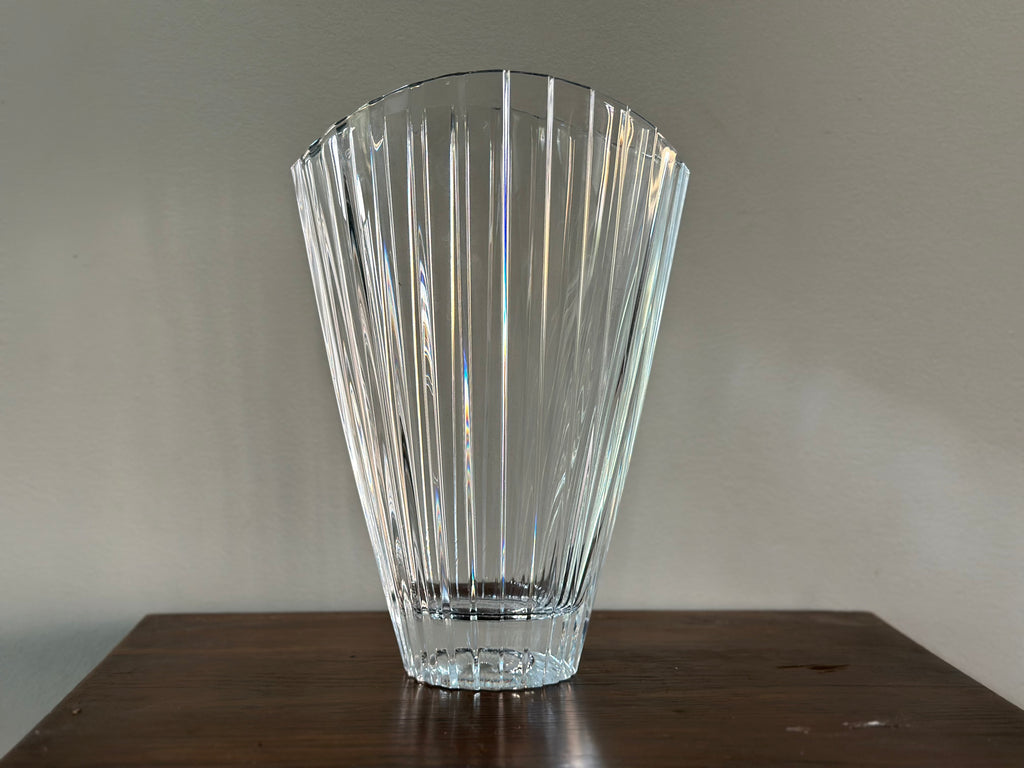 Crystal Fan Vase