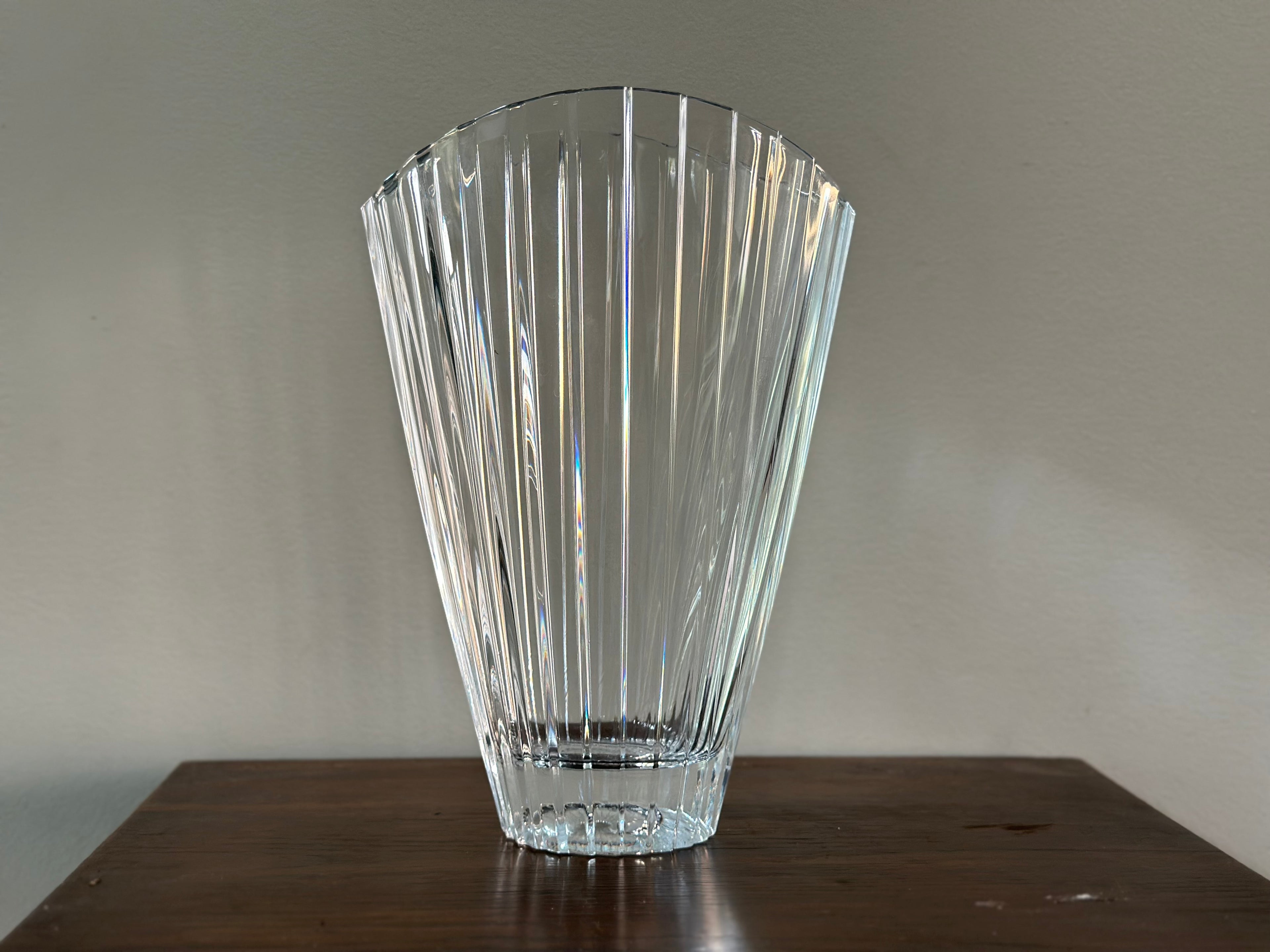 Crystal Fan Vase