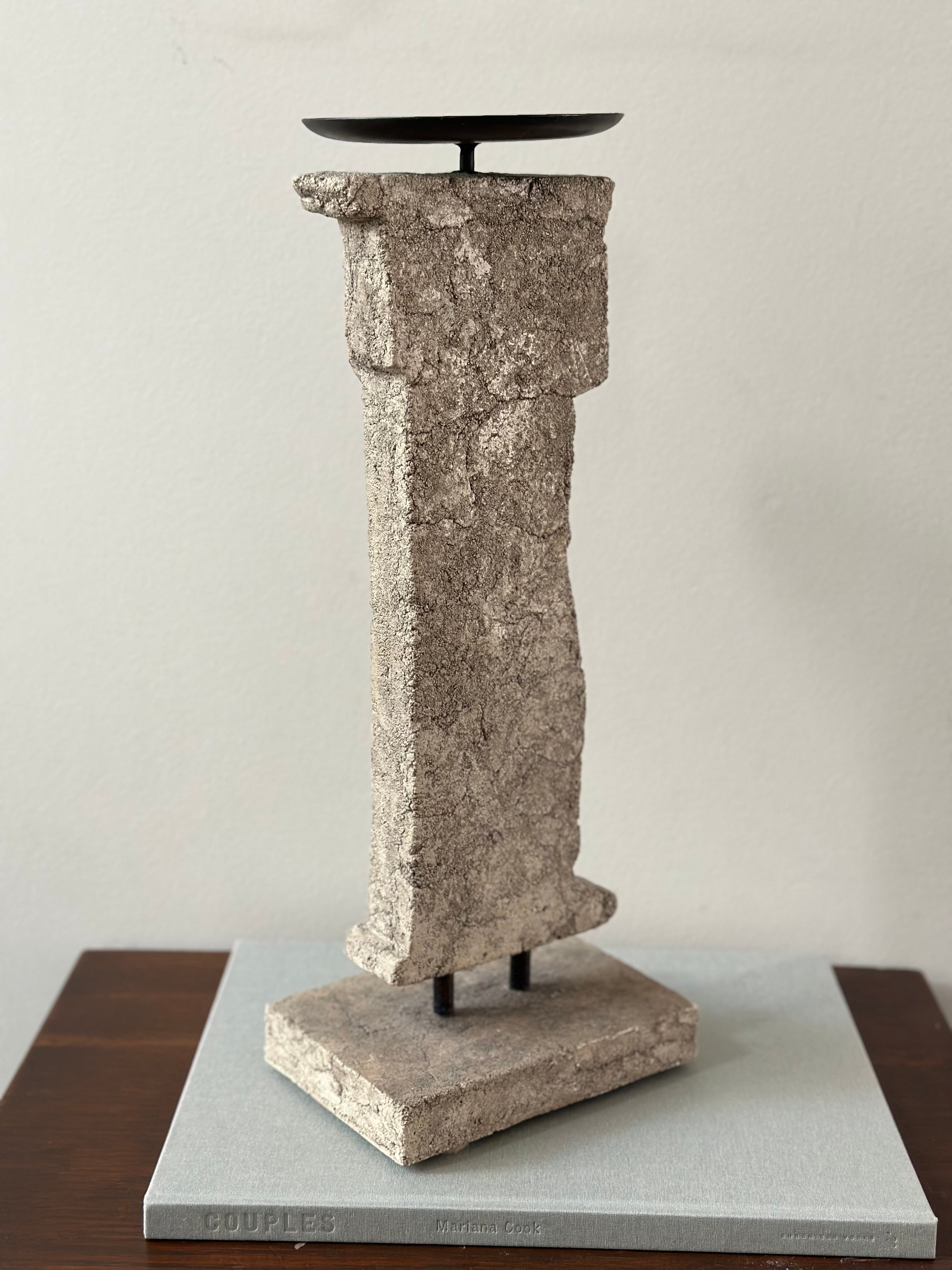 Vintage Grecian Style Pillar Holder