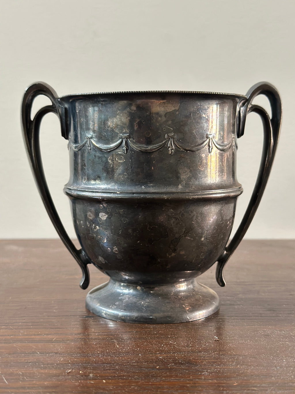 Antique Silver Plated Trophy