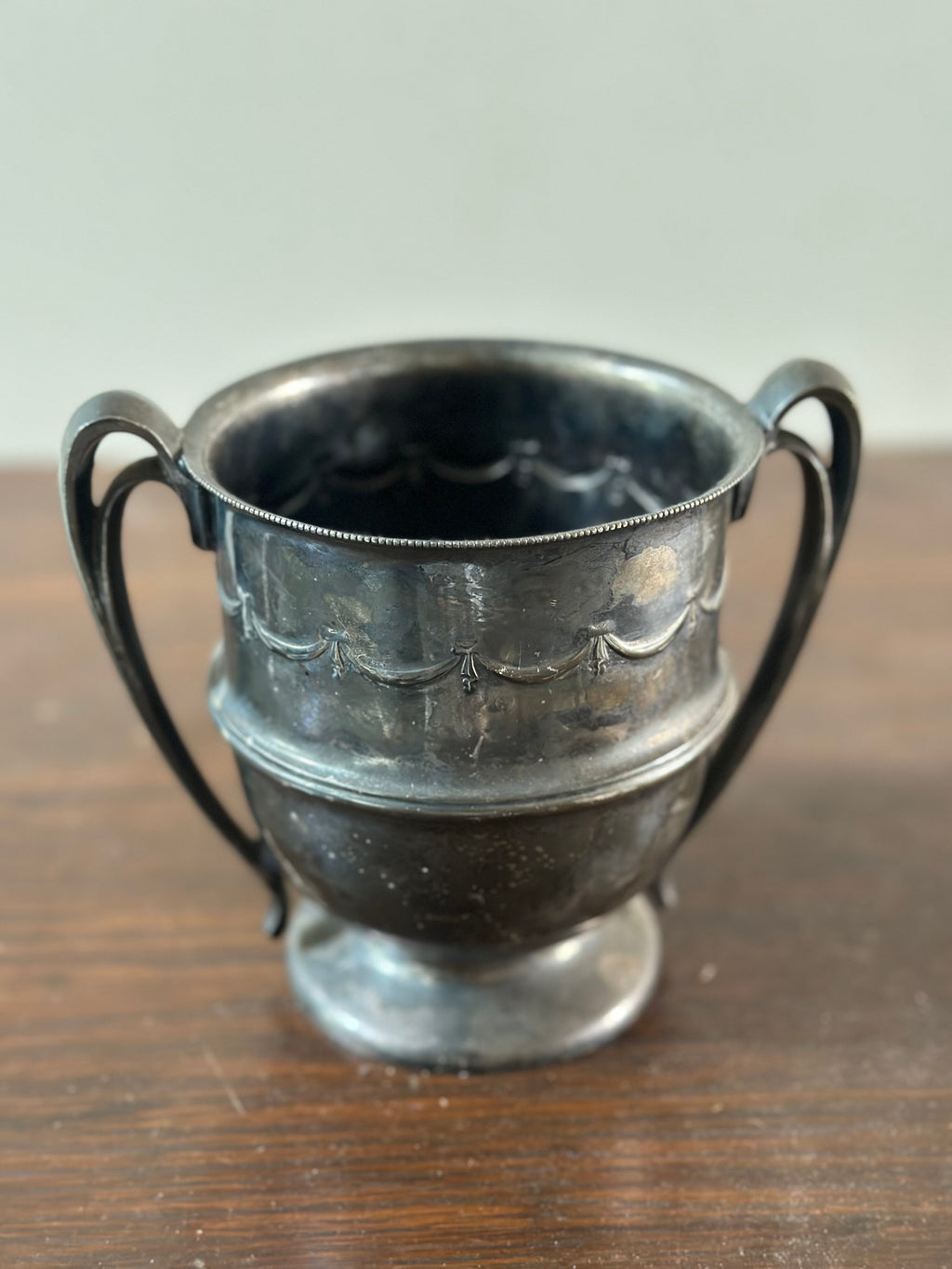 Antique Silver Plated Trophy