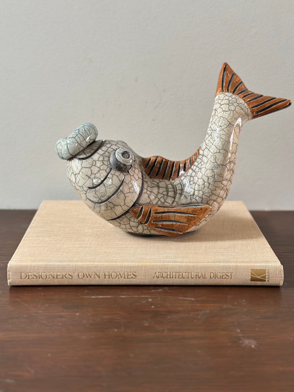 Handmade Raku Fish