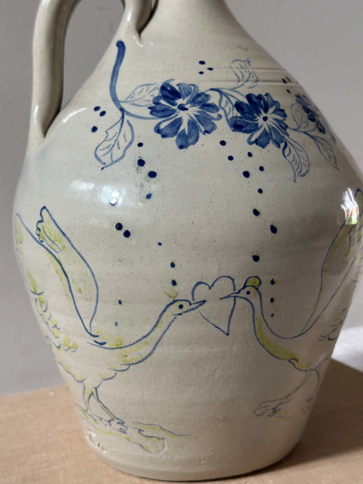 Williamsburg Pottery Salt Glazed Jug