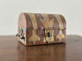 Antique Copper and Brass Strongbox