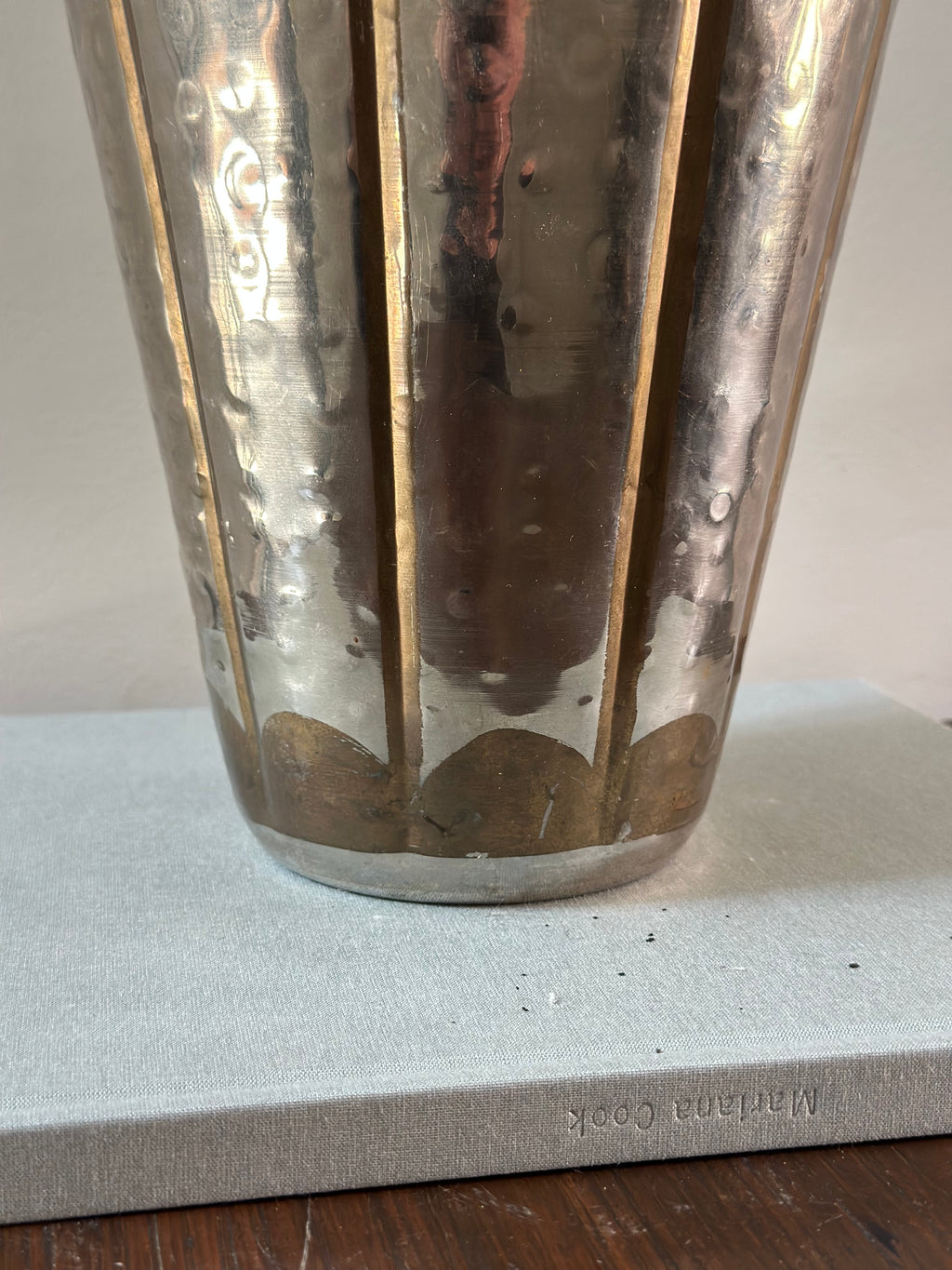 Mixed Metal Vase