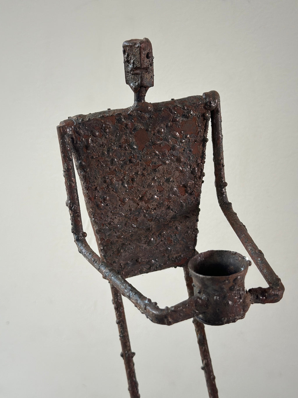 Vintage Brutalist Candlestick (Standing)