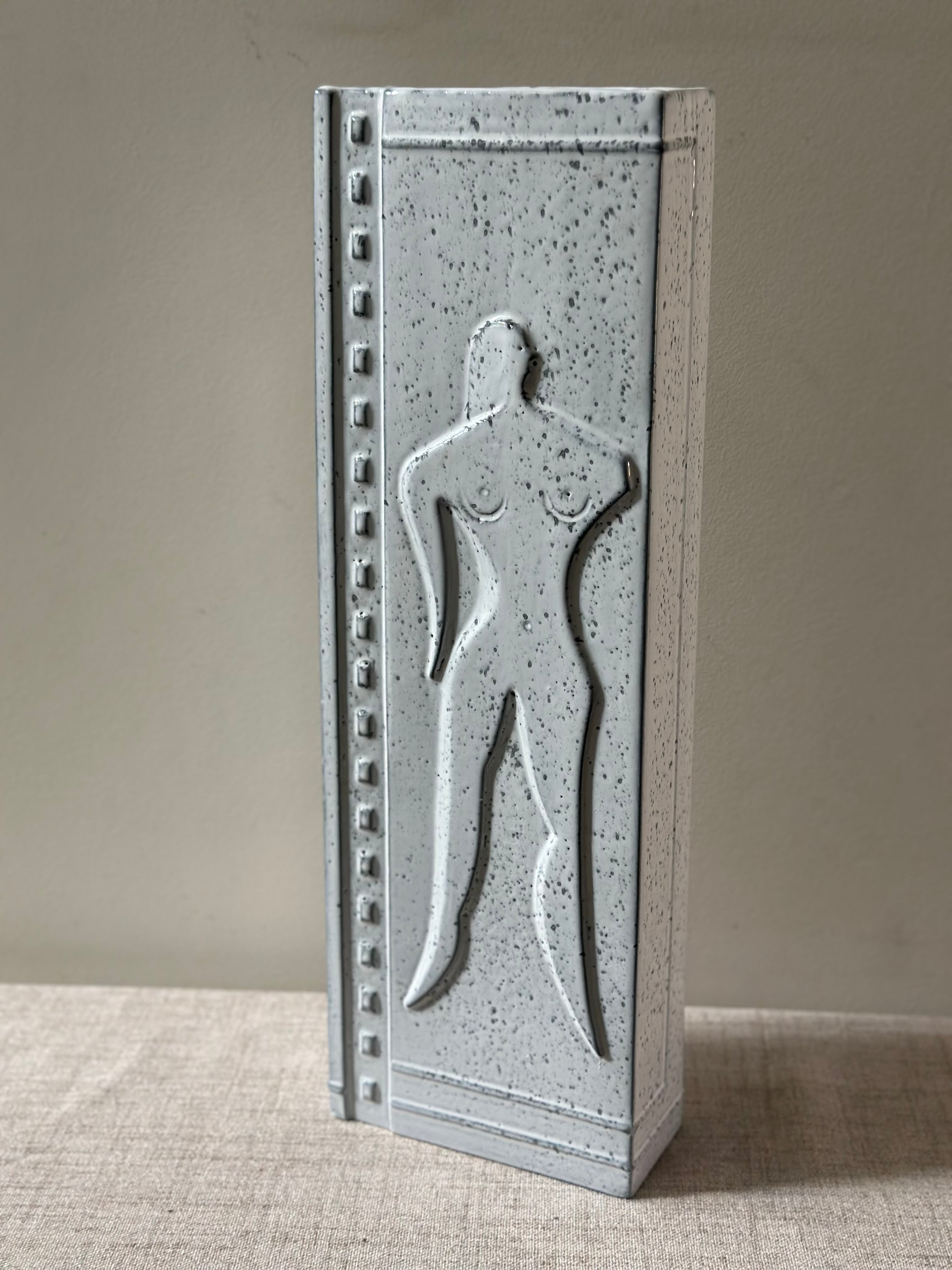 Vintage Ceramic Nude Vase