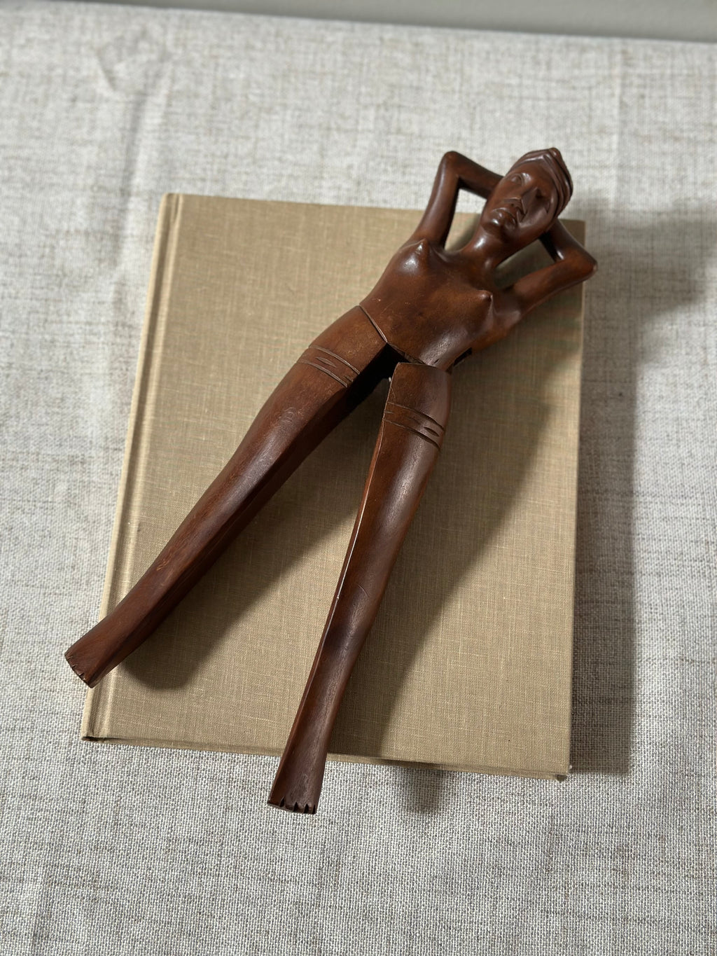 Vintage Hand Carved Wooden Nutcracker