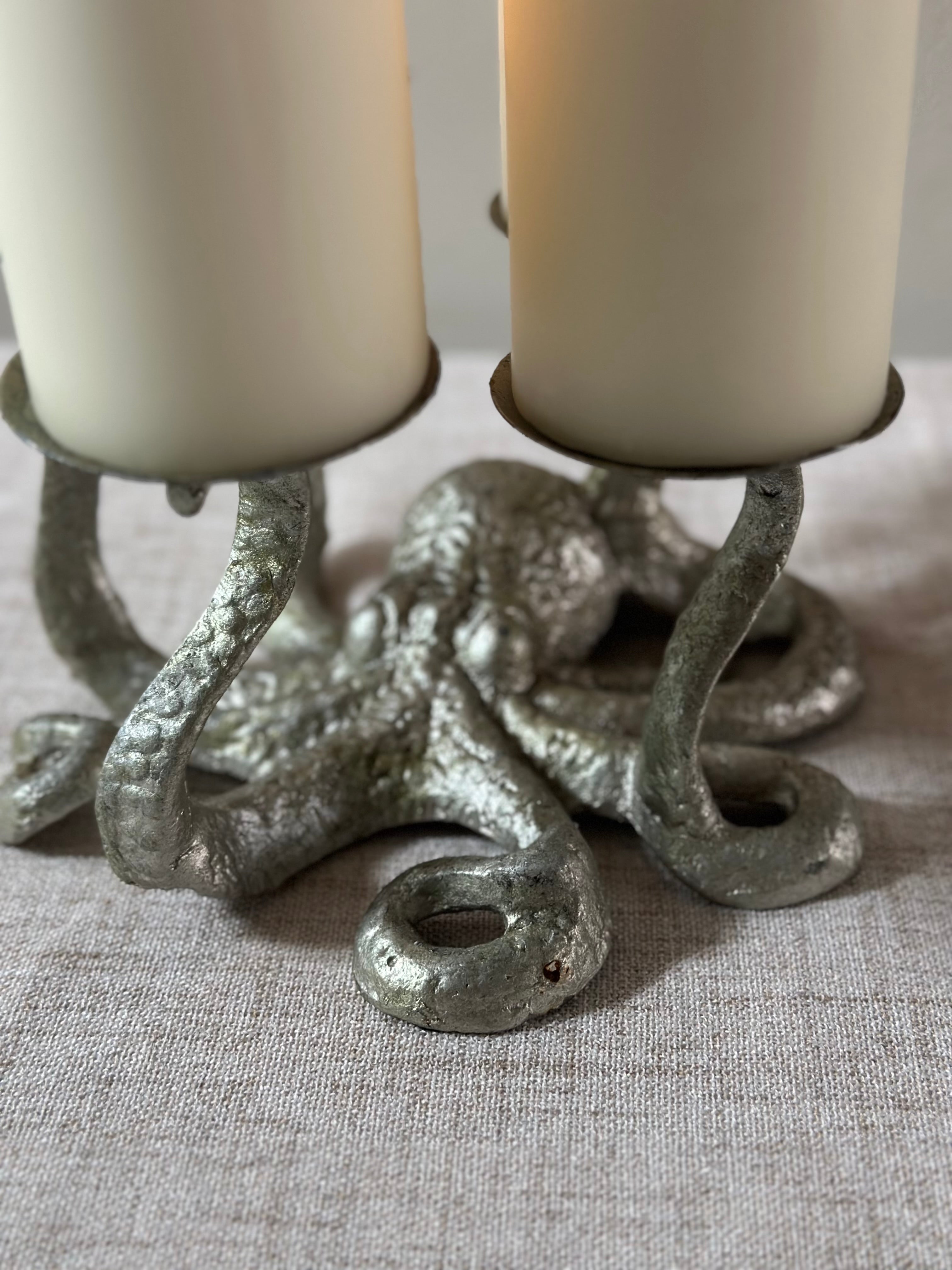 Vintage Octopus Candle Holder