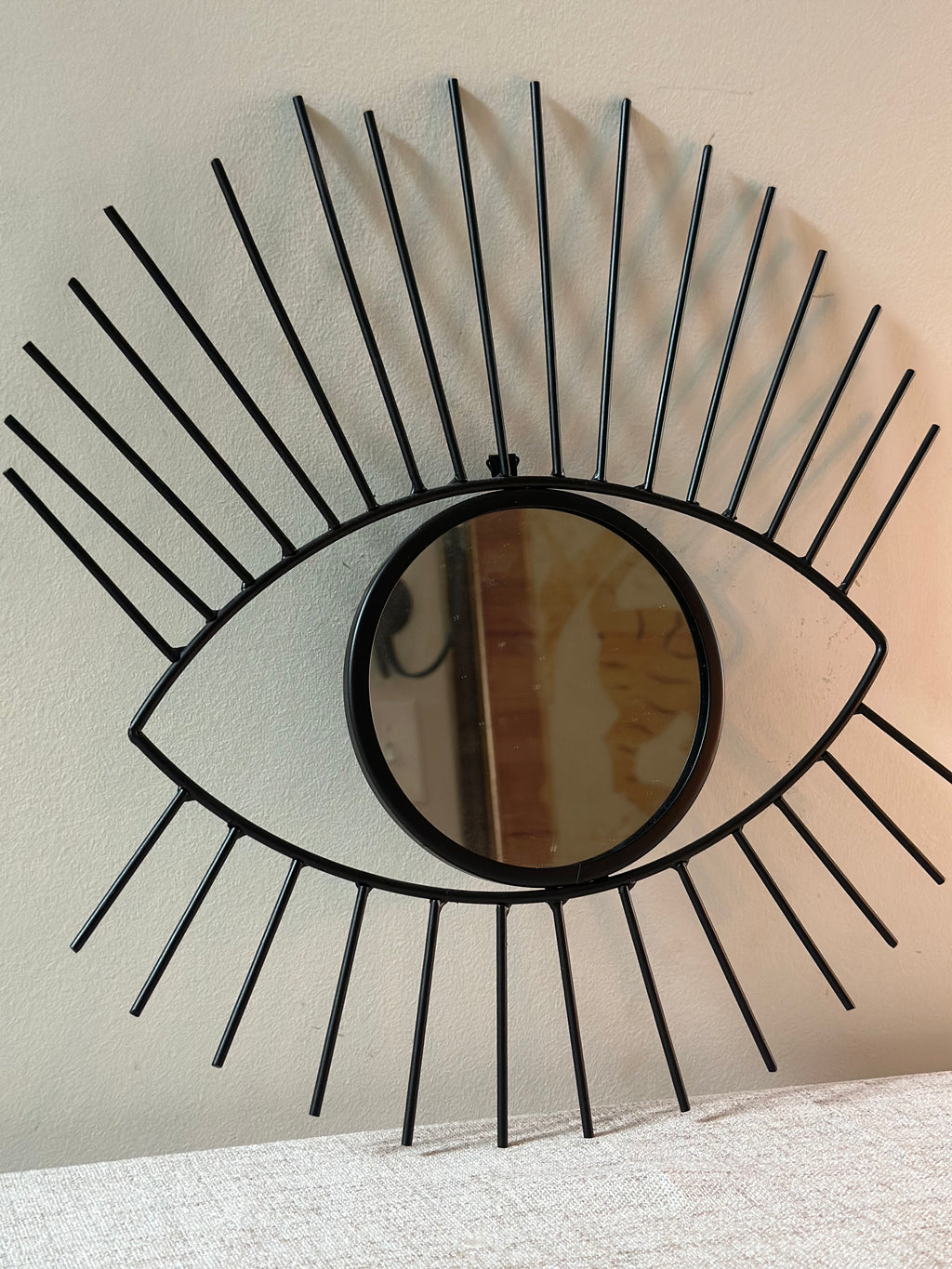 Metal Eye Wall Mirror