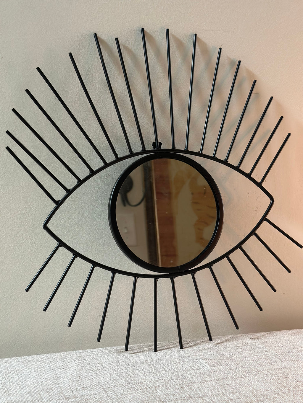 Metal Eye Wall Mirror
