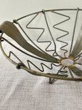 Vintage French Metal Folk Art Bowl