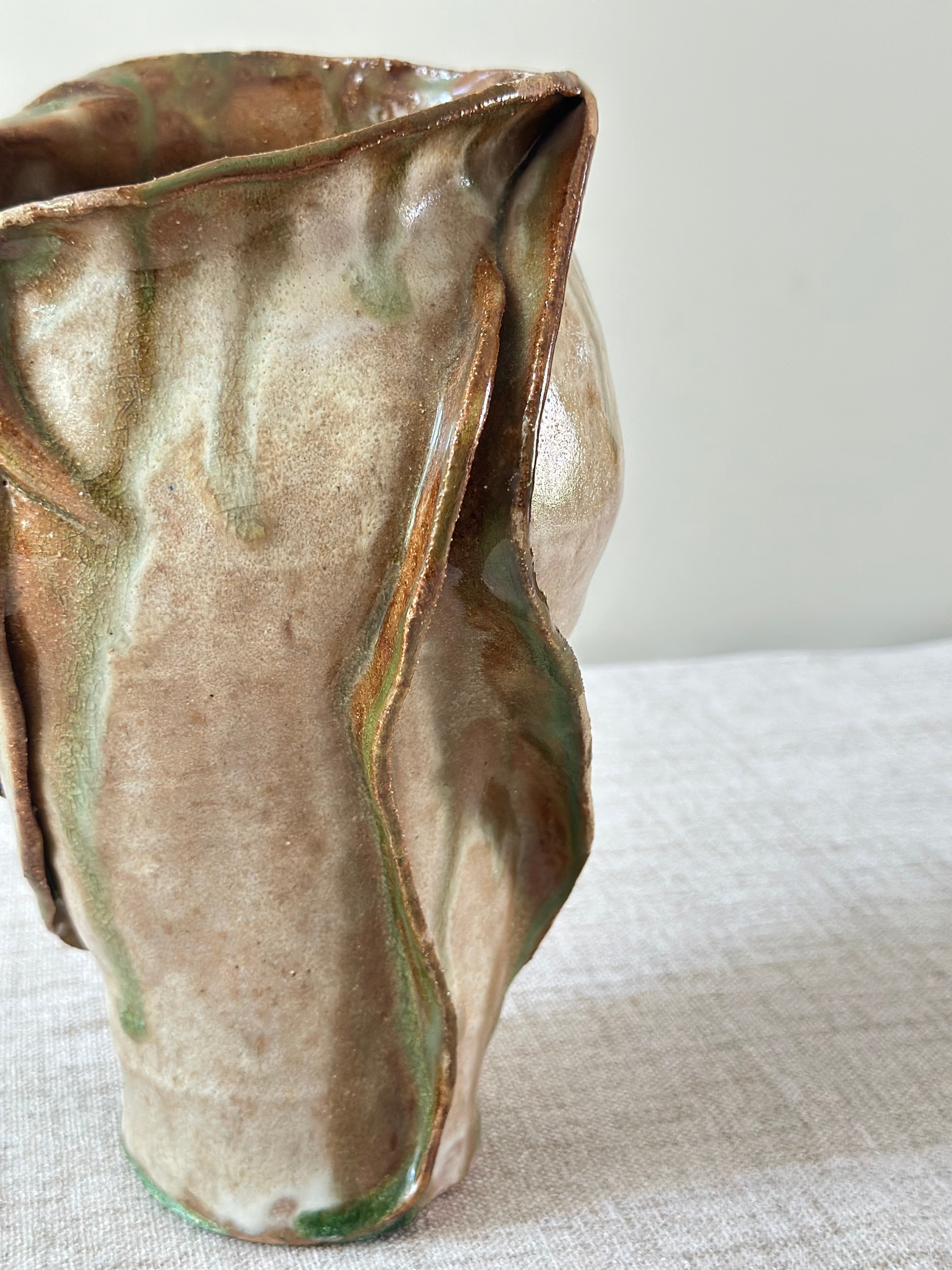 Studio Pottery Sculptural Vase