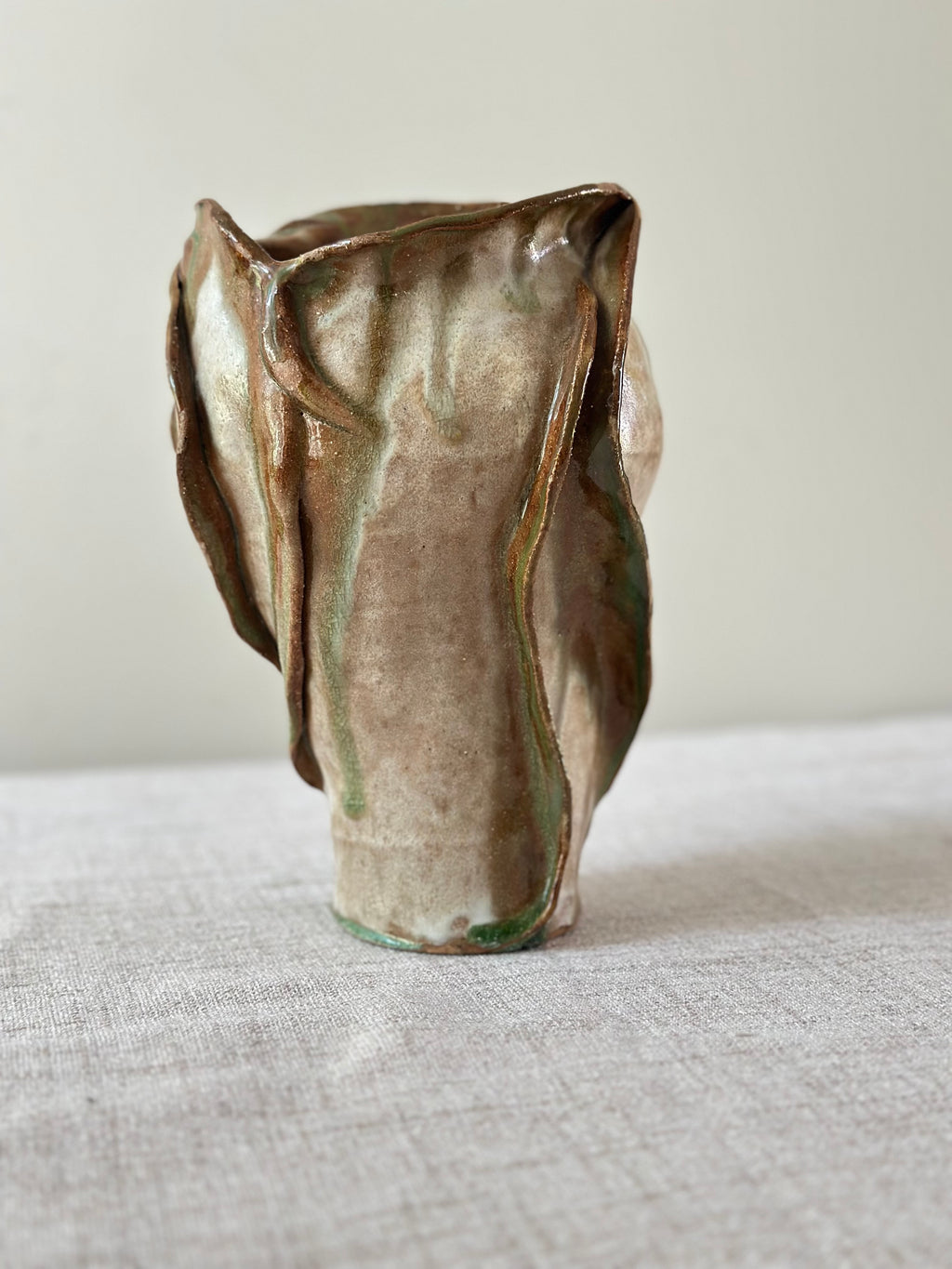 Studio Pottery Sculptural Vase