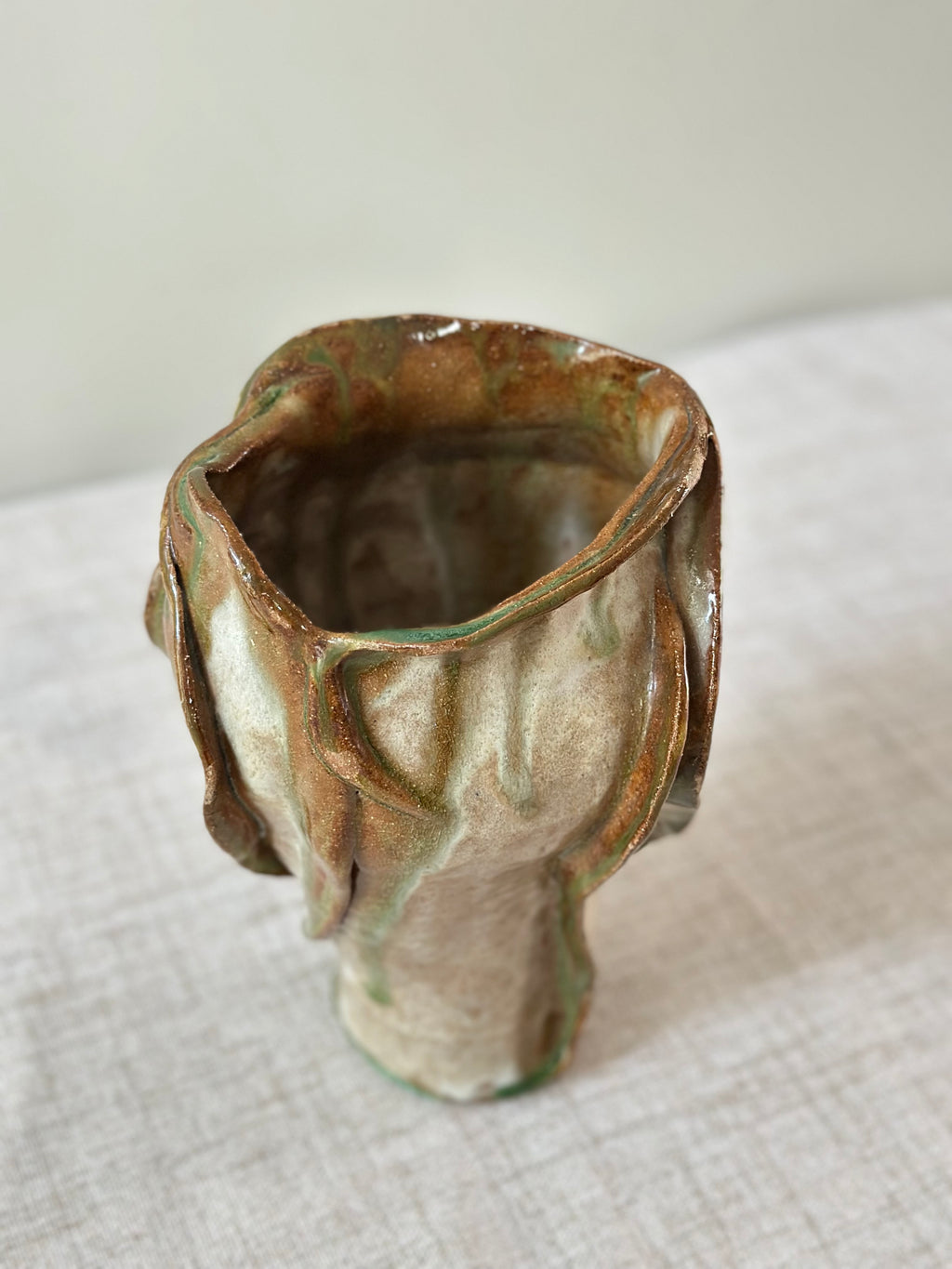 Studio Pottery Sculptural Vase