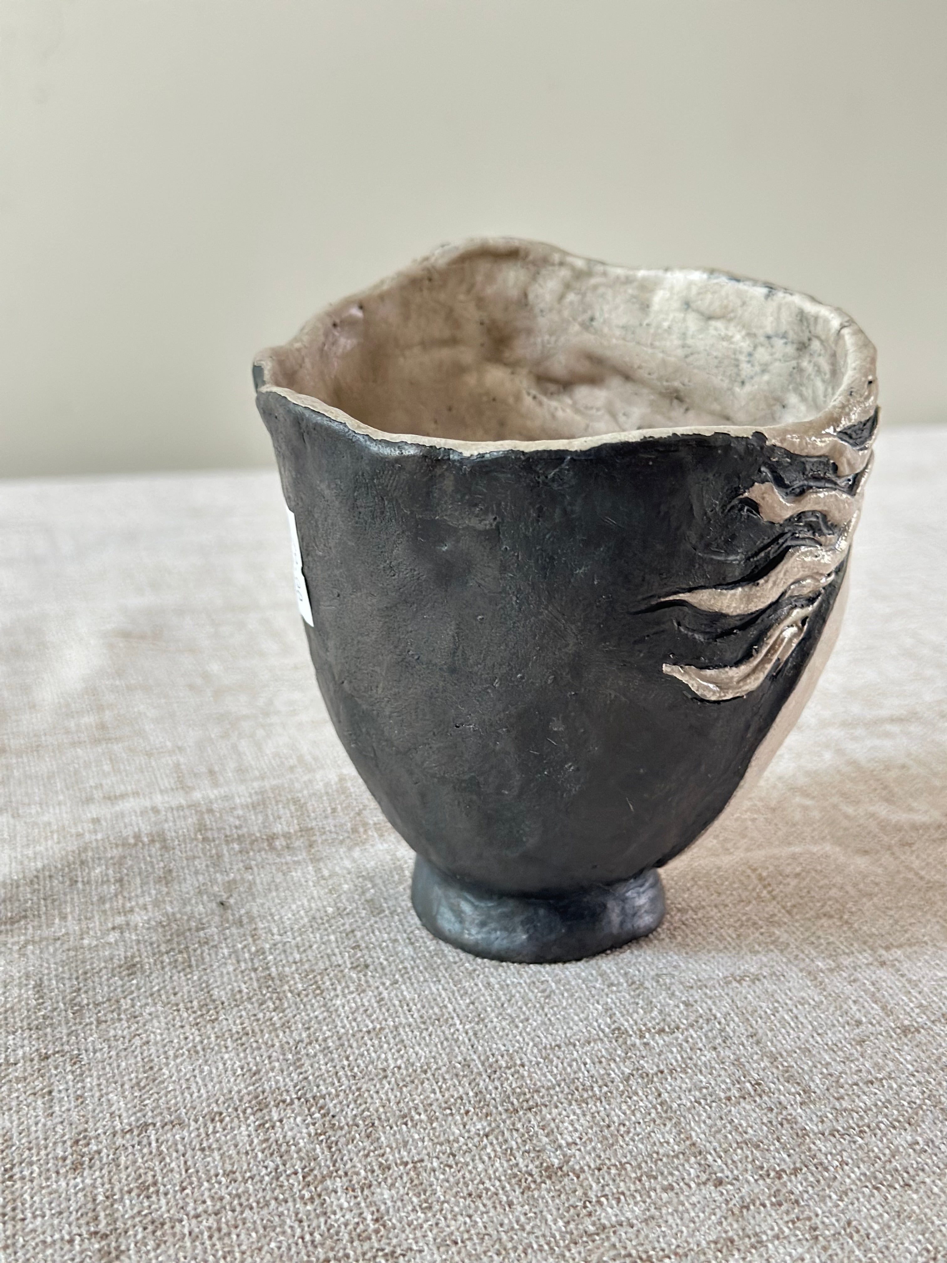Vintage Studio Pottery with Figurative Frieze