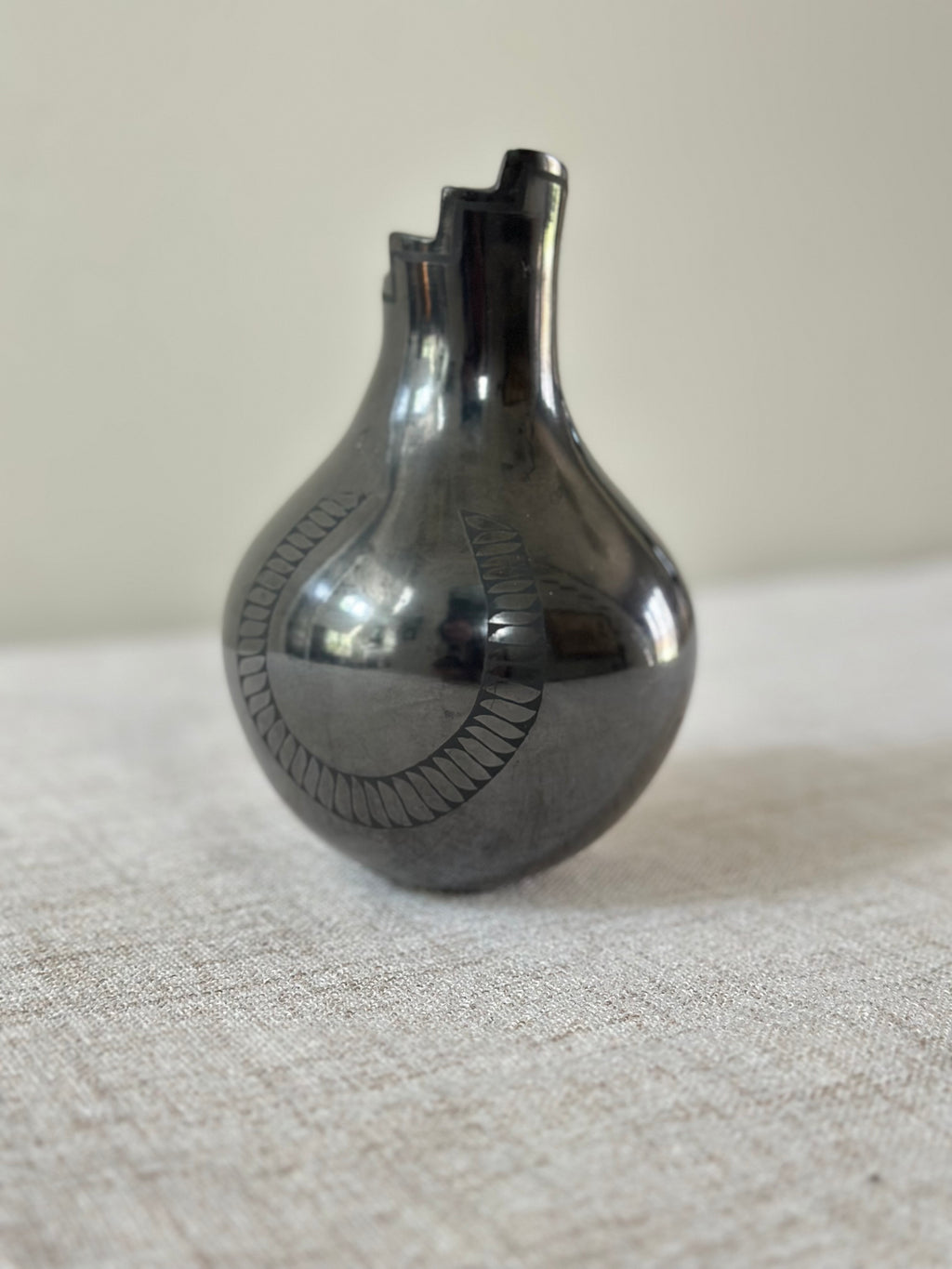 Mata Ortiz Studio Pottery Vase