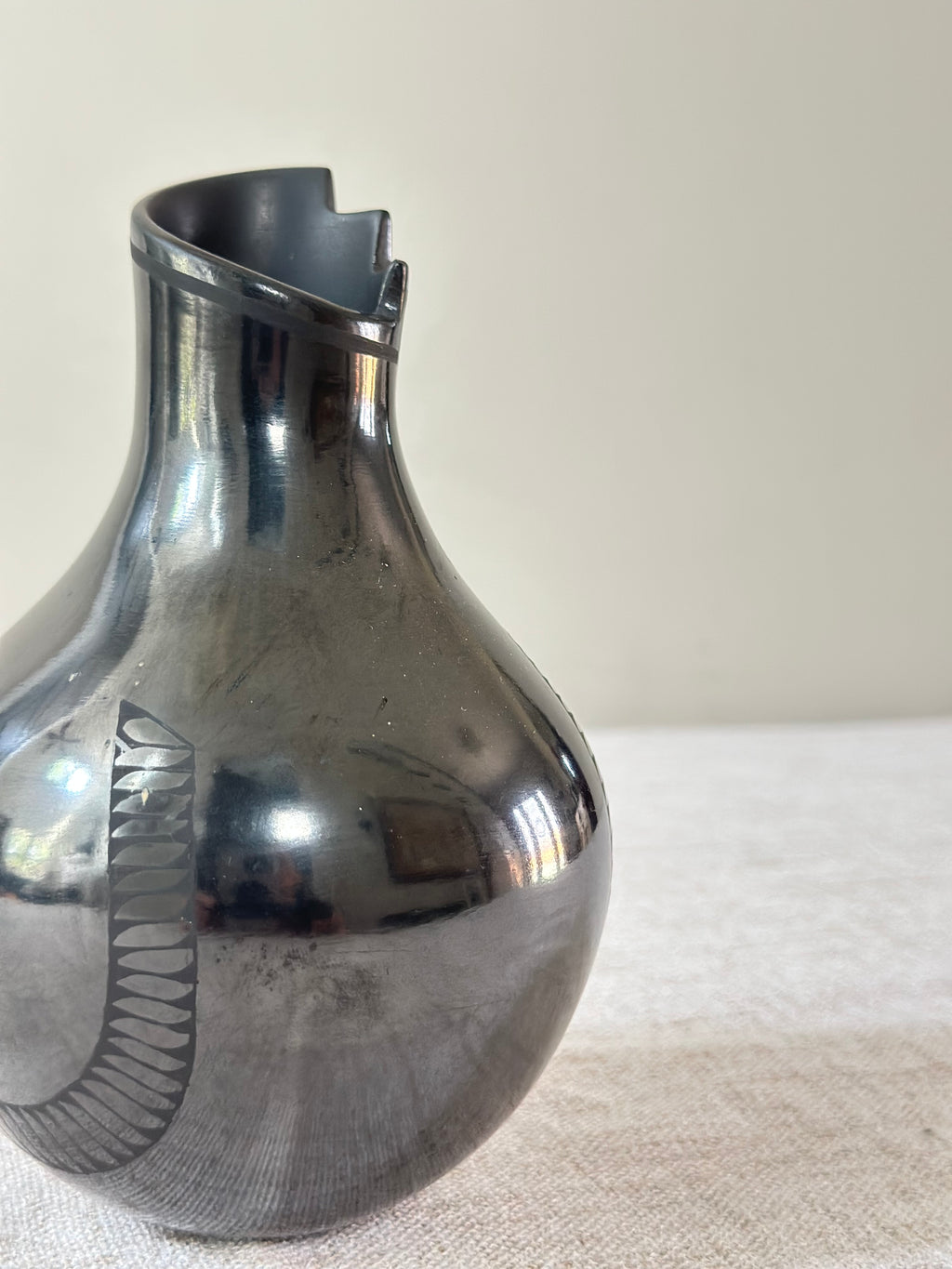 Mata Ortiz Studio Pottery Vase