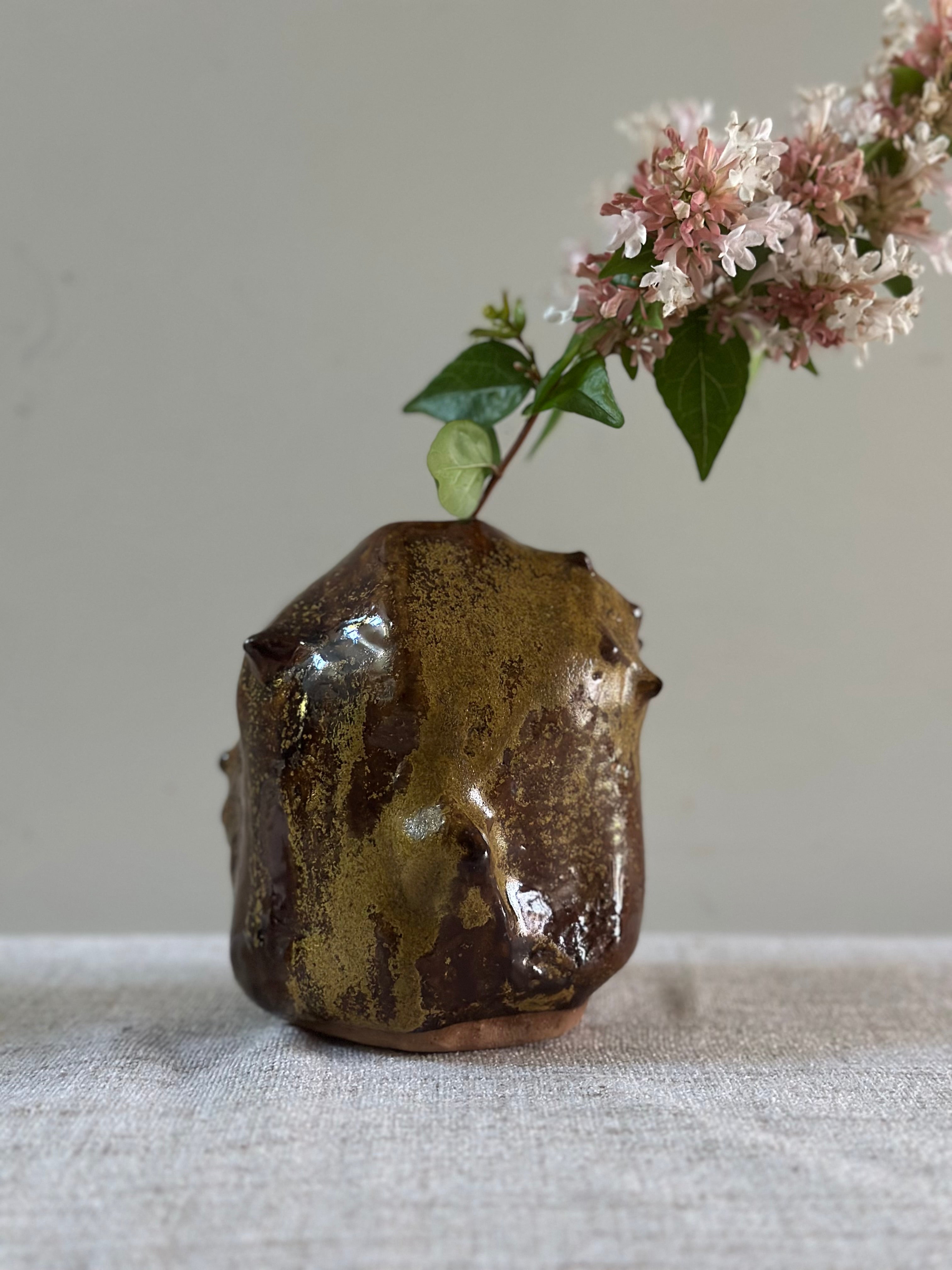 Handmade Studio Pottery Bud Vase