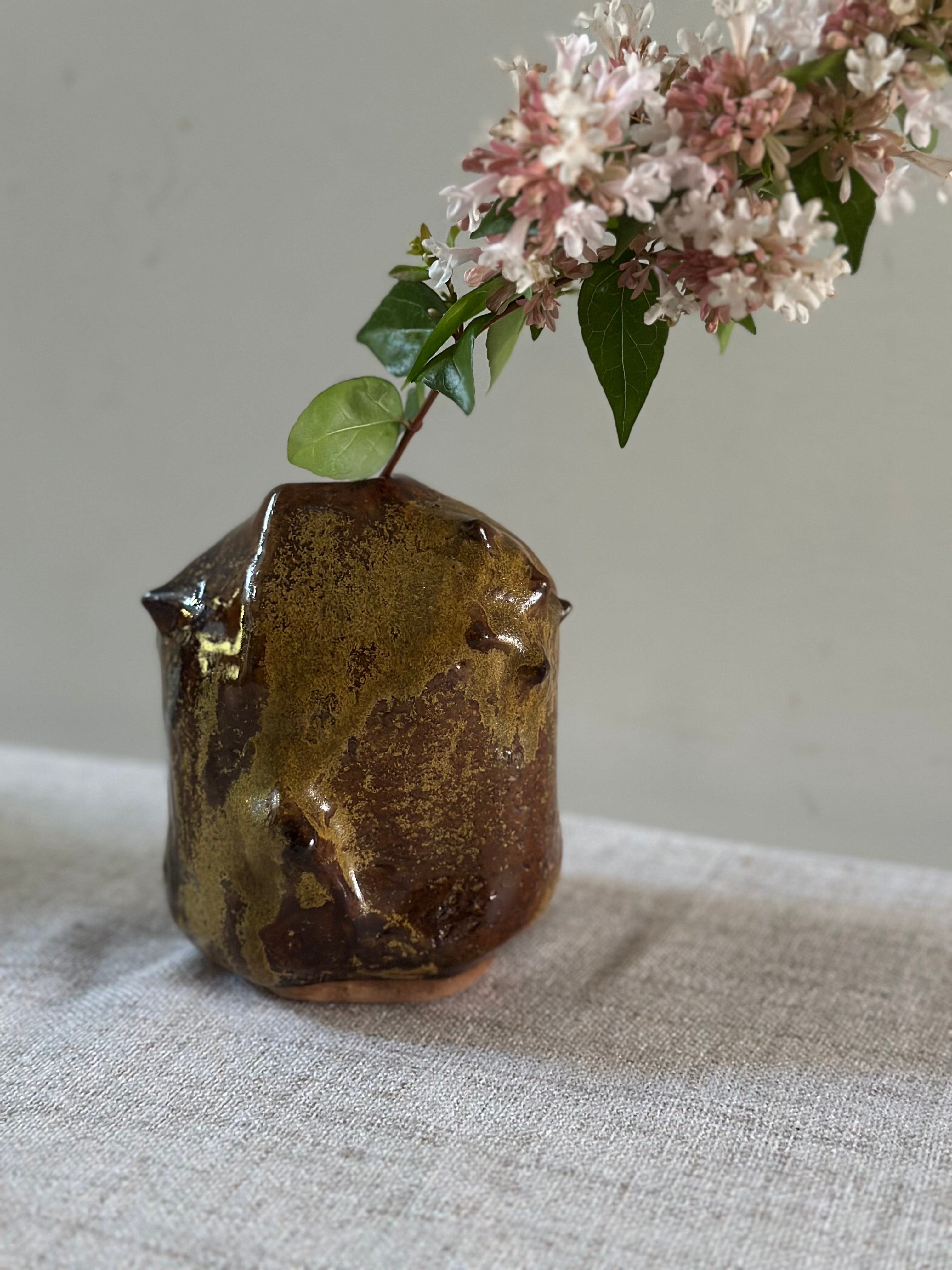 Handmade Studio Pottery Bud Vase