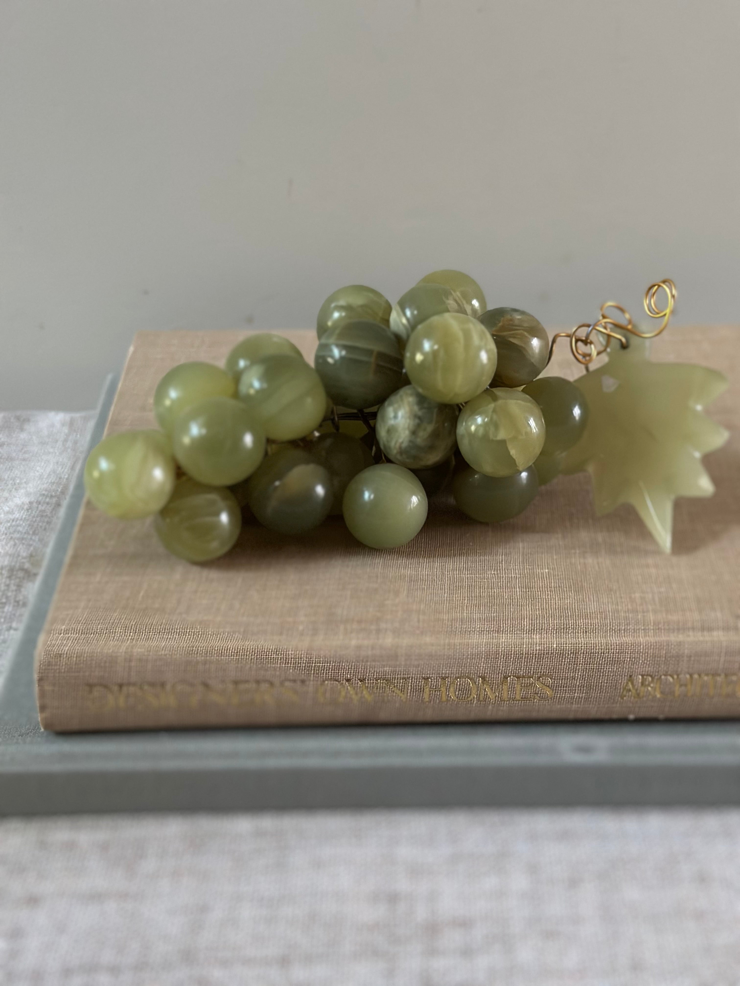 Vintage Stone Grape Cluster
