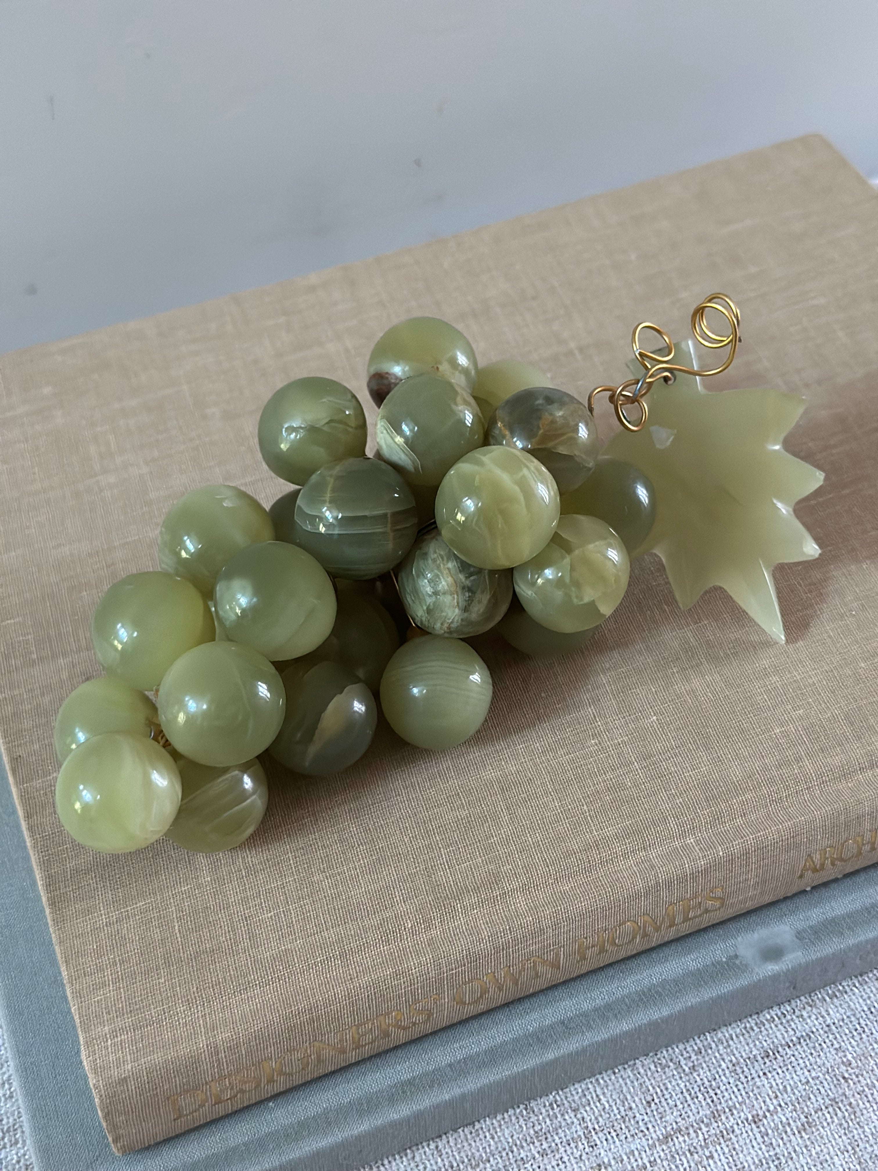 Vintage Stone Grape Cluster