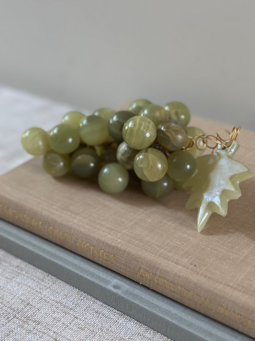 Vintage Stone Grape Cluster