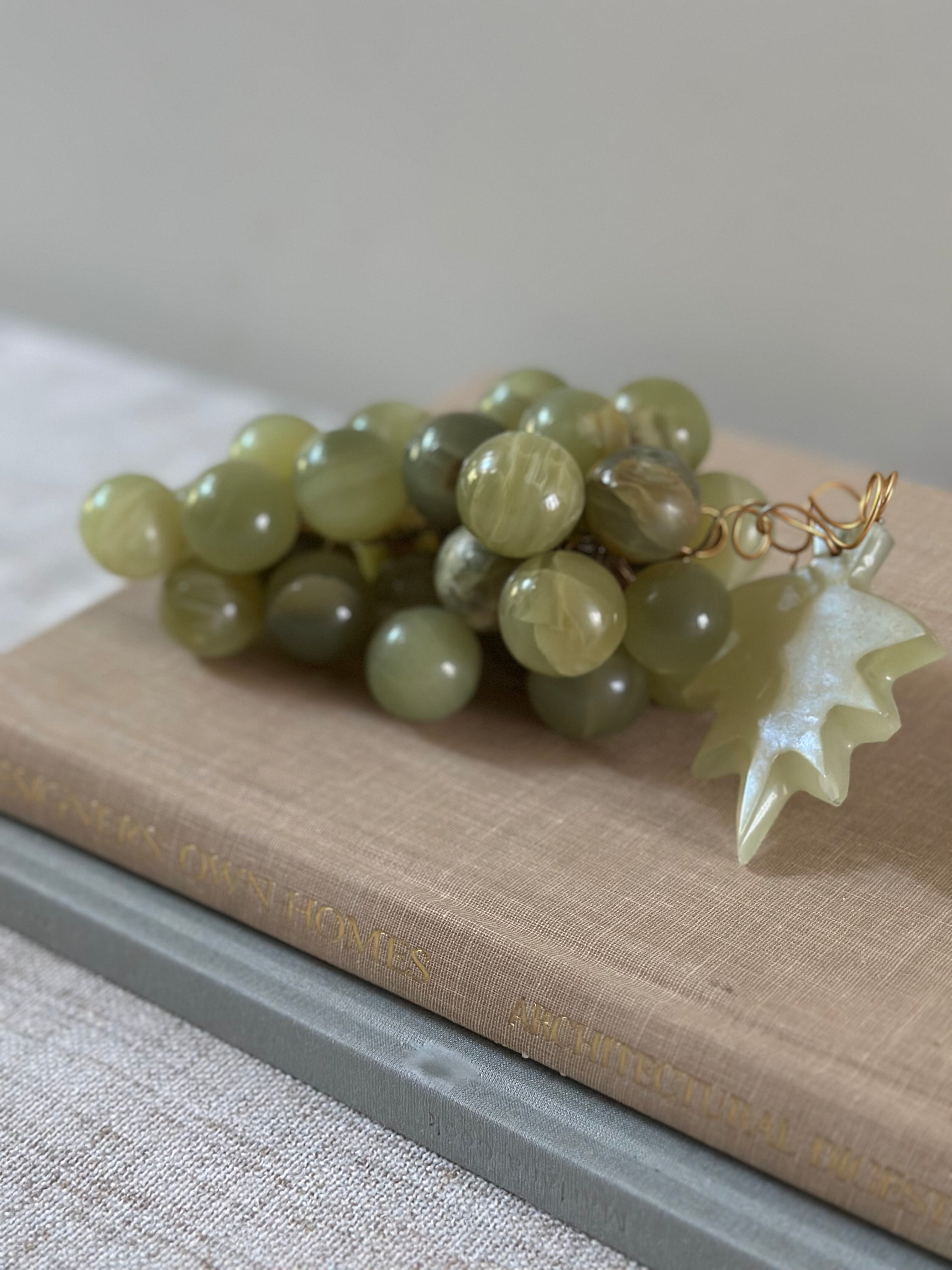 Vintage Stone Grape Cluster